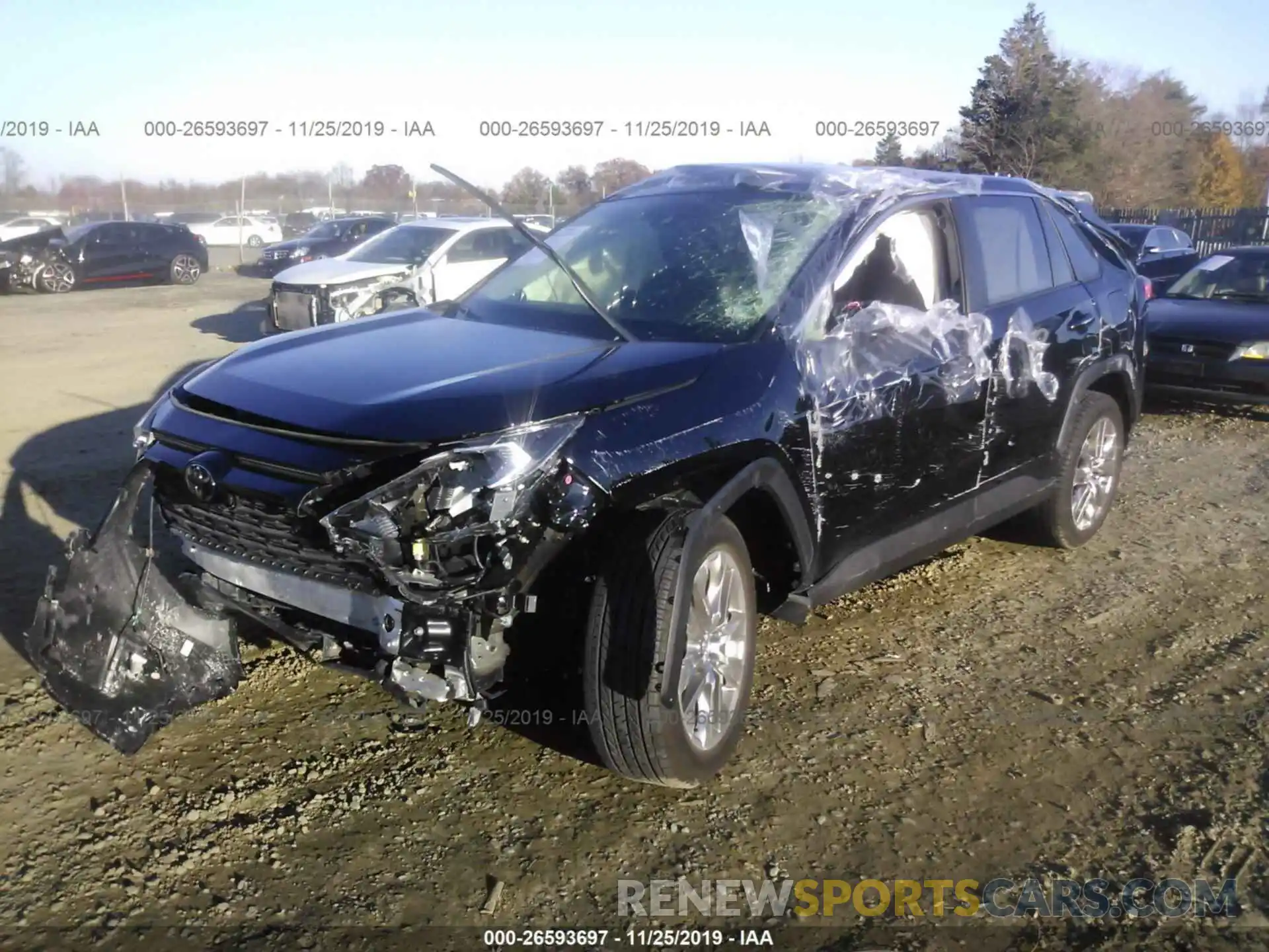 2 Photograph of a damaged car JTMA1RFV3KD020814 TOYOTA RAV4 2019