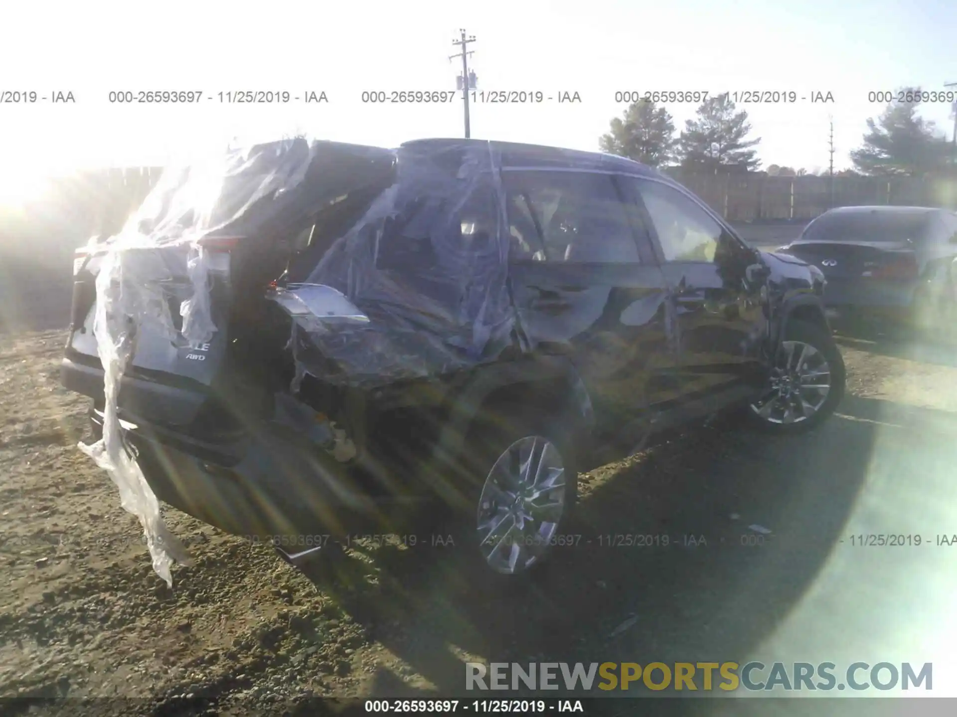 4 Photograph of a damaged car JTMA1RFV3KD020814 TOYOTA RAV4 2019