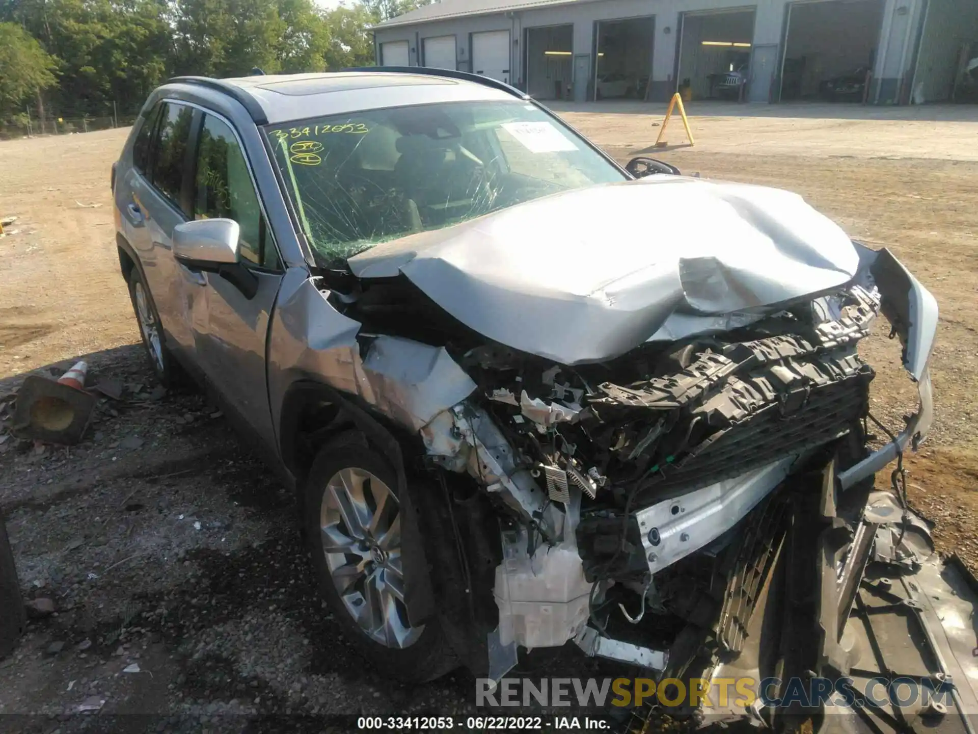 6 Photograph of a damaged car JTMA1RFV3KD023860 TOYOTA RAV4 2019