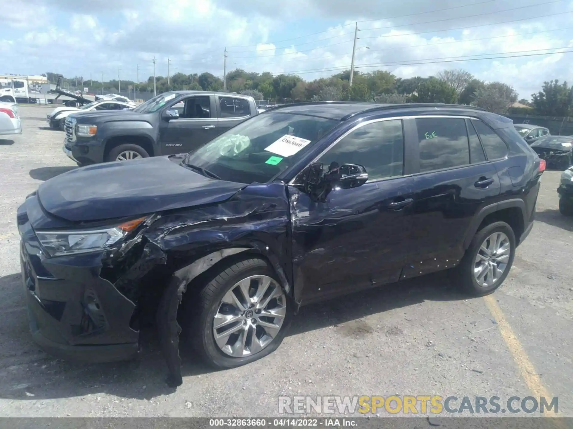 6 Photograph of a damaged car JTMA1RFV3KD027357 TOYOTA RAV4 2019