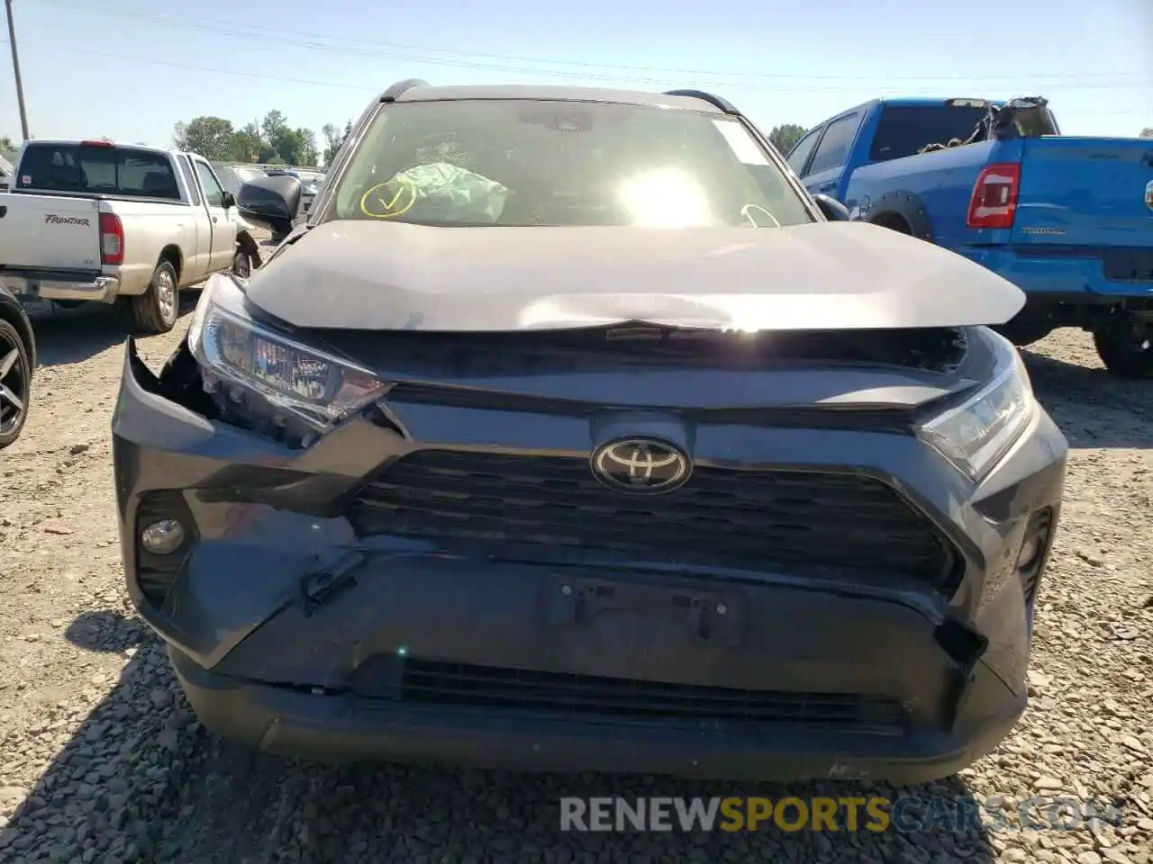 9 Photograph of a damaged car JTMA1RFV3KD029027 TOYOTA RAV4 2019