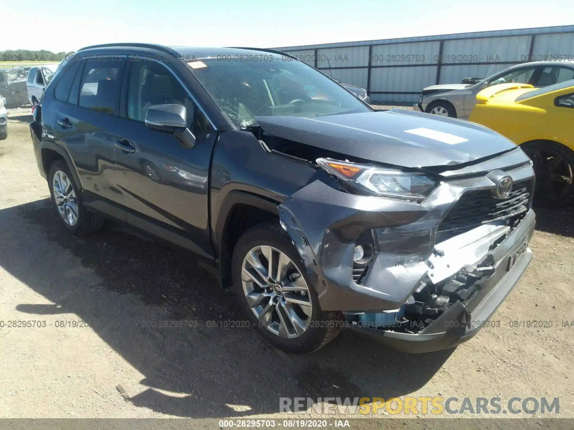 1 Photograph of a damaged car JTMA1RFV3KD041307 TOYOTA RAV4 2019