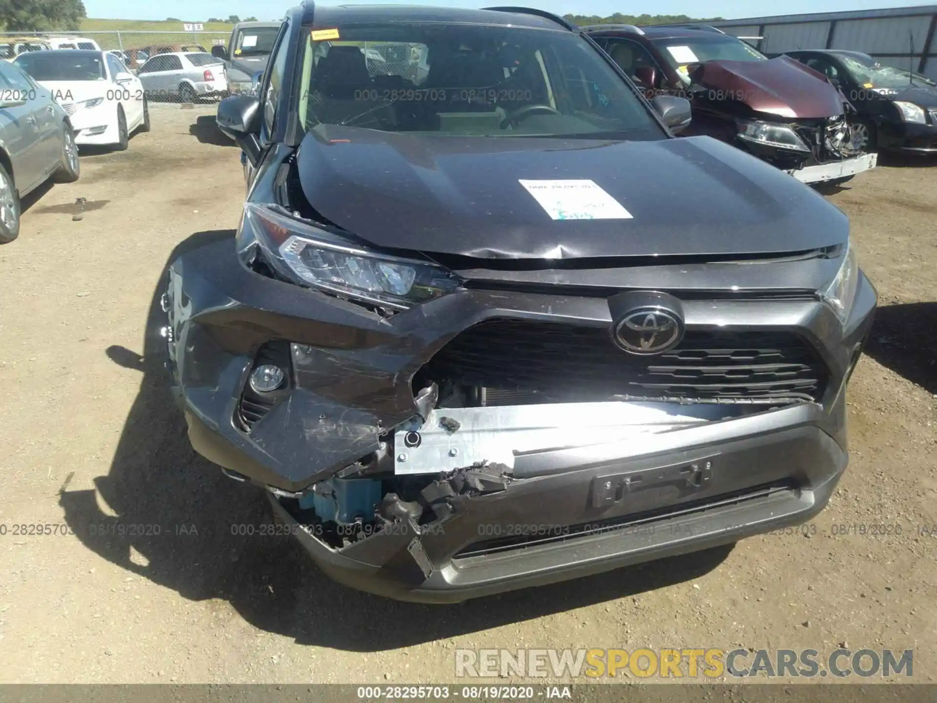 6 Photograph of a damaged car JTMA1RFV3KD041307 TOYOTA RAV4 2019