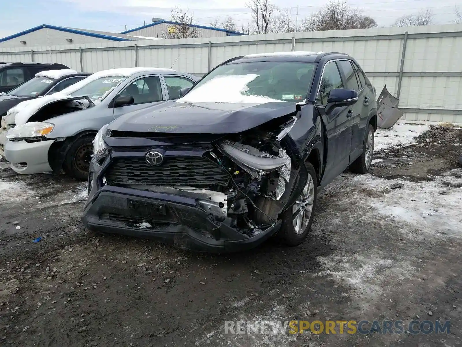 2 Photograph of a damaged car JTMA1RFV3KD514574 TOYOTA RAV4 2019