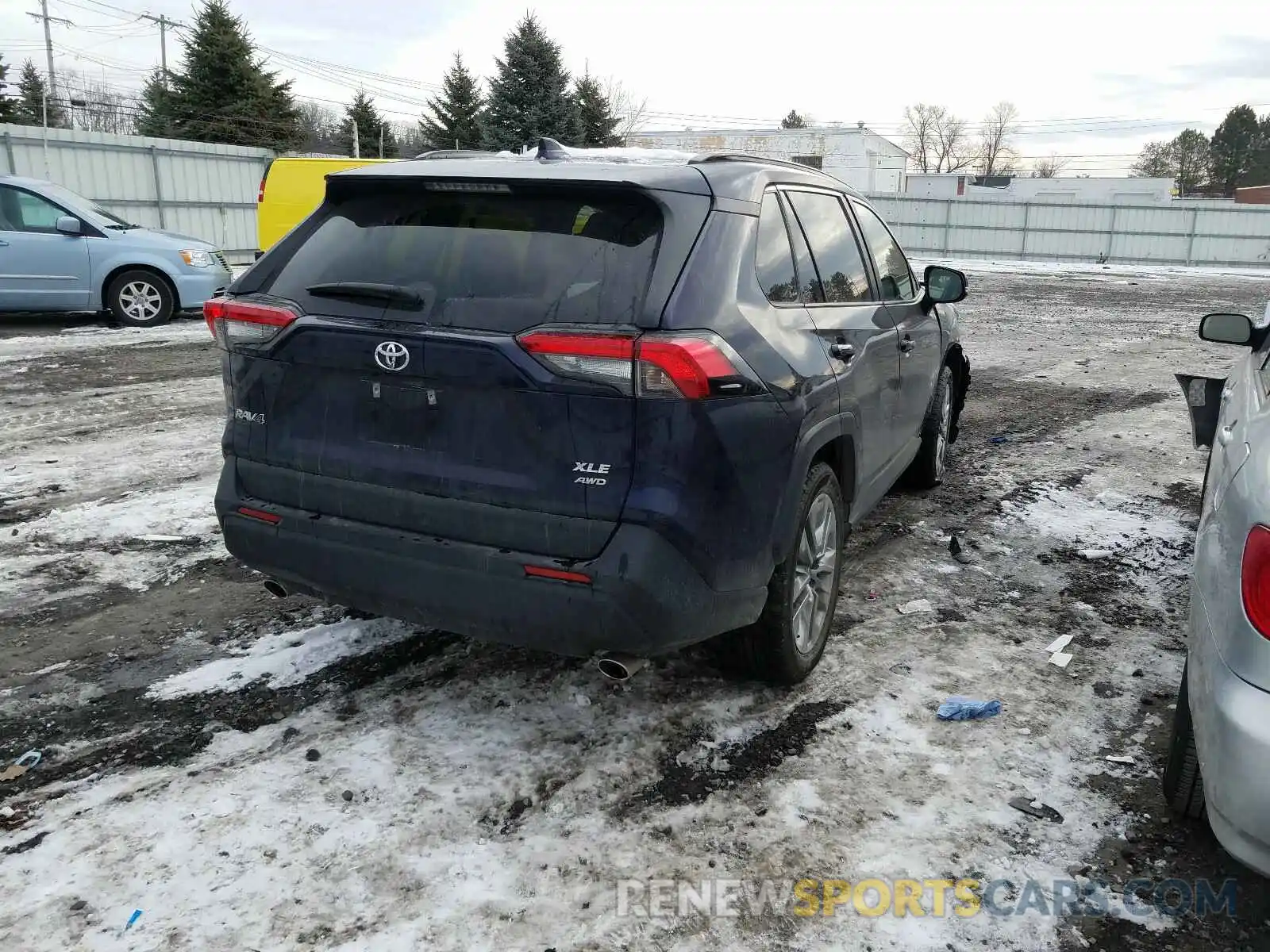 4 Фотография поврежденного автомобиля JTMA1RFV3KD514574 TOYOTA RAV4 2019