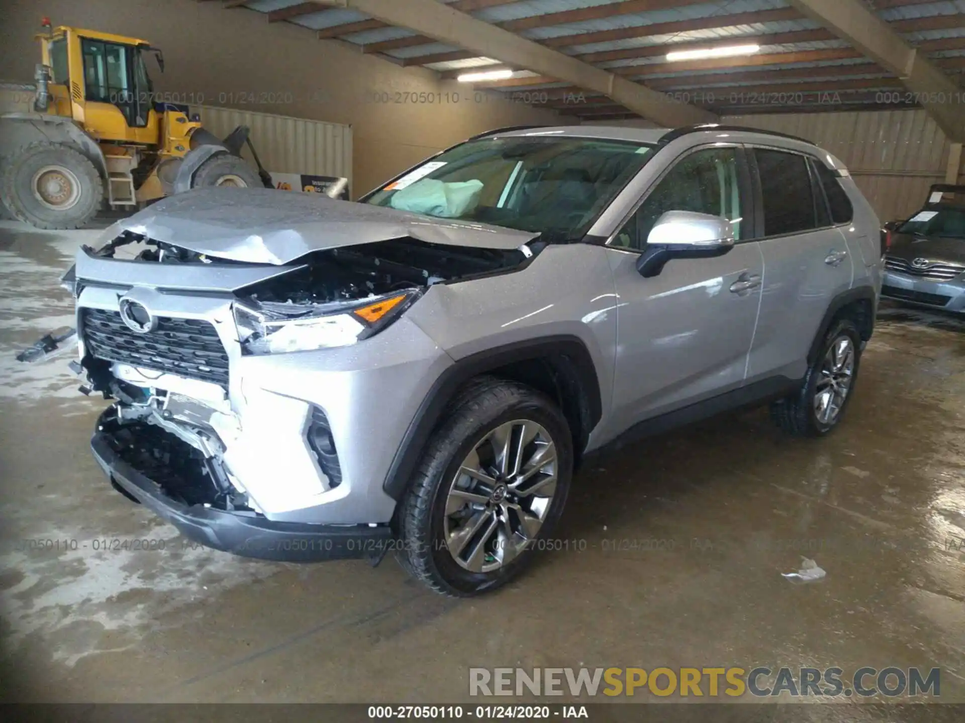 2 Photograph of a damaged car JTMA1RFV3KJ013184 TOYOTA RAV4 2019