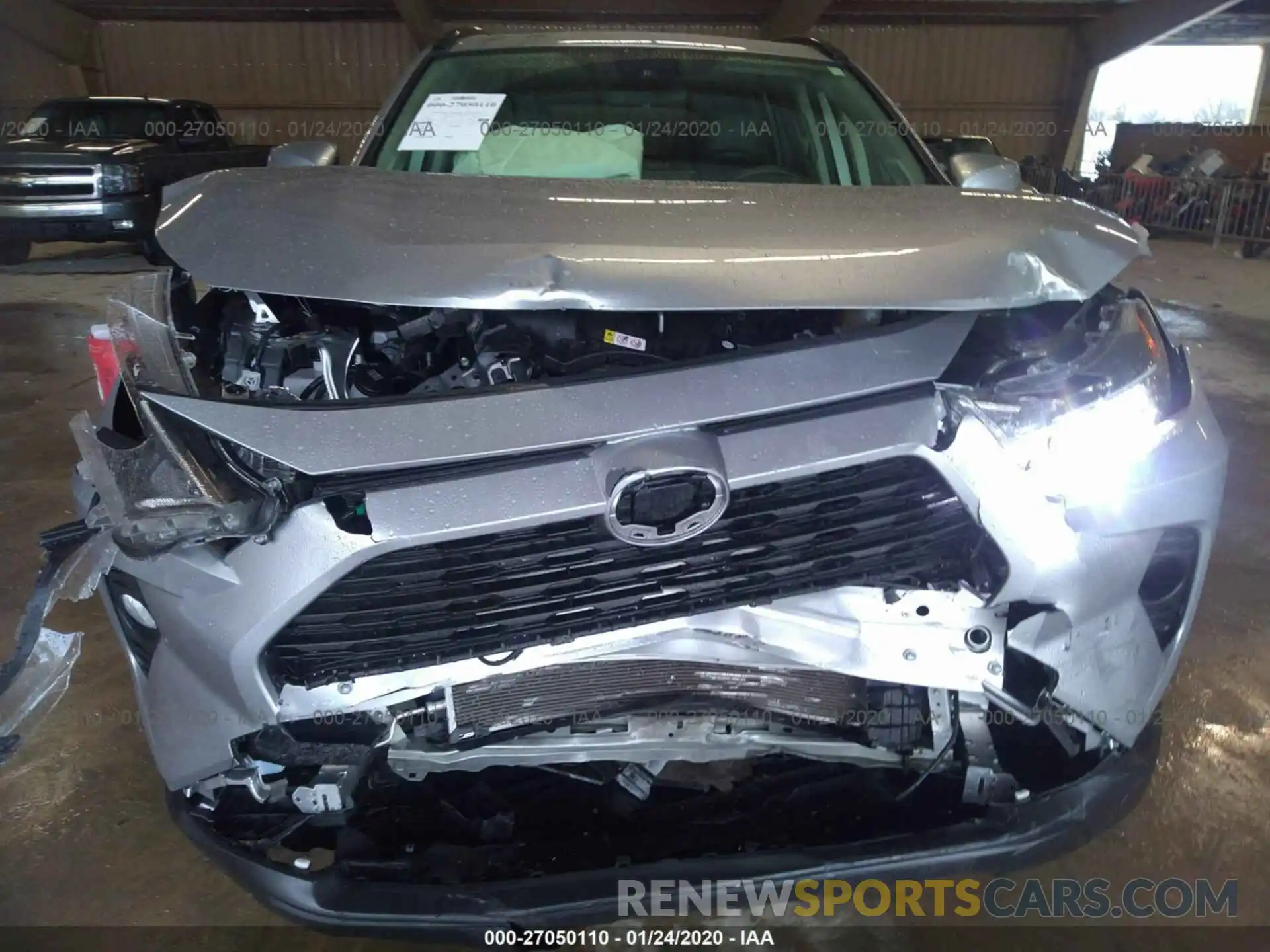 6 Photograph of a damaged car JTMA1RFV3KJ013184 TOYOTA RAV4 2019