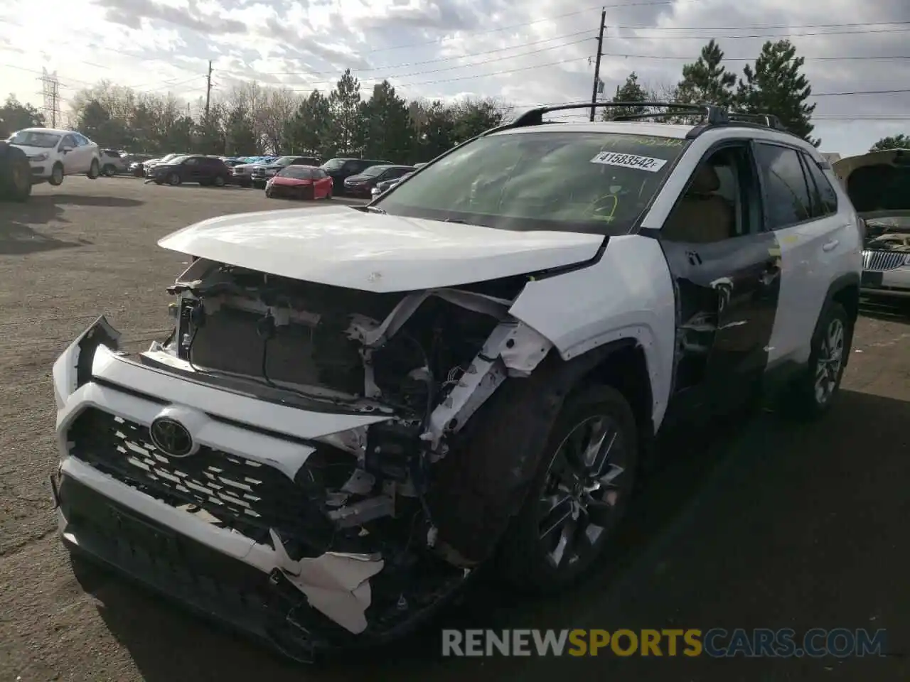 2 Photograph of a damaged car JTMA1RFV4KD005092 TOYOTA RAV4 2019