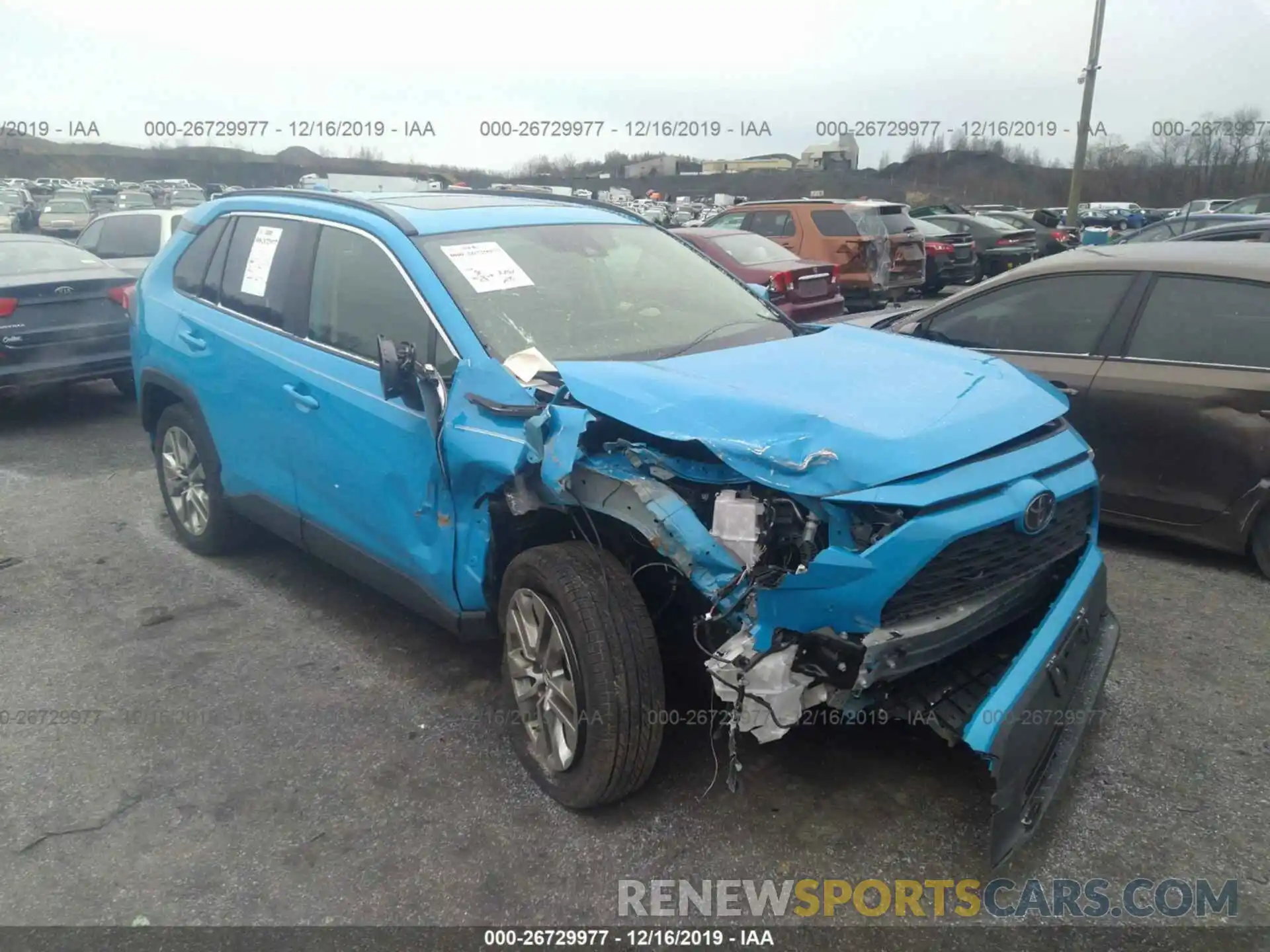 6 Photograph of a damaged car JTMA1RFV4KD005724 TOYOTA RAV4 2019