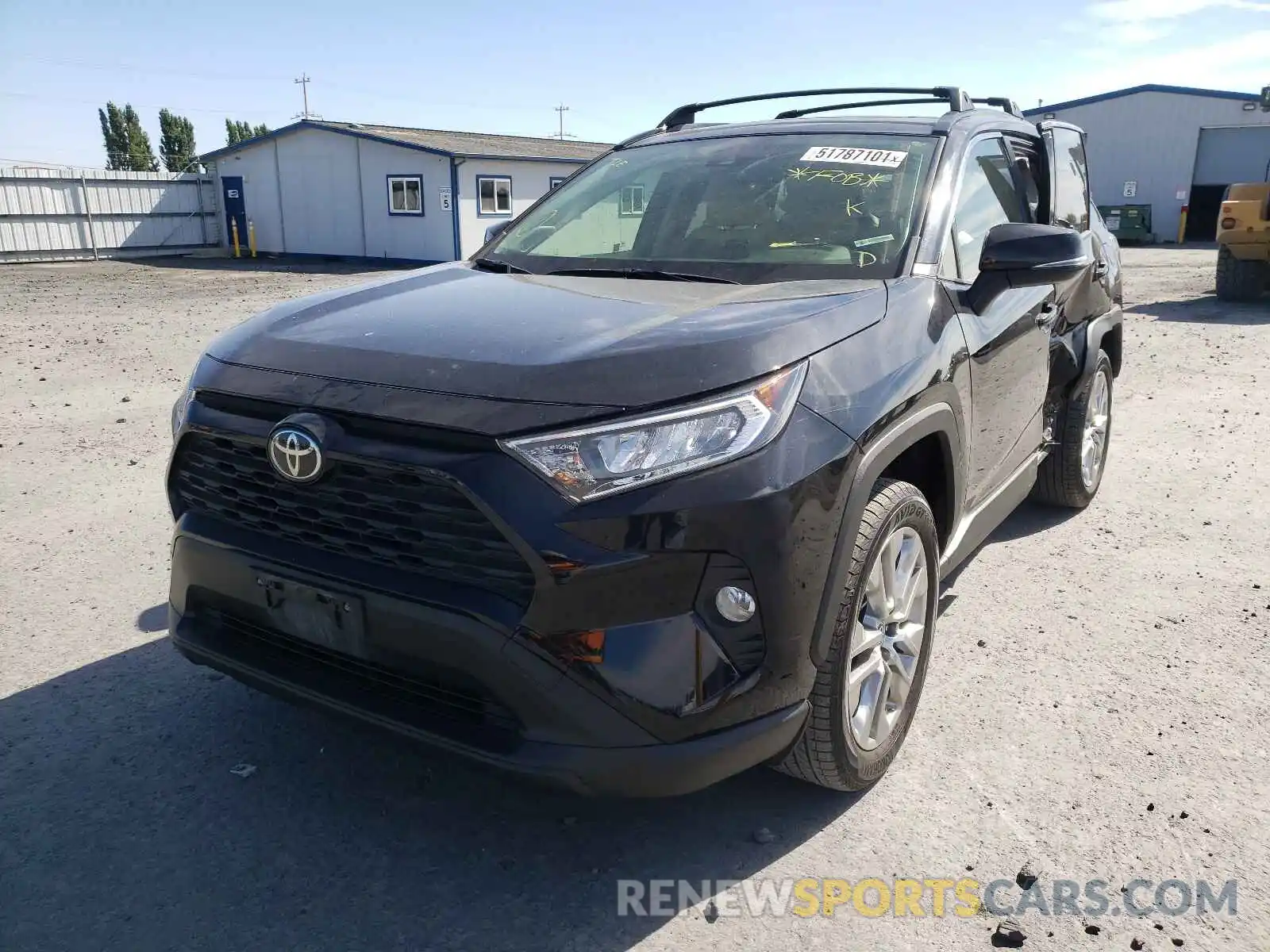 2 Photograph of a damaged car JTMA1RFV4KD009286 TOYOTA RAV4 2019