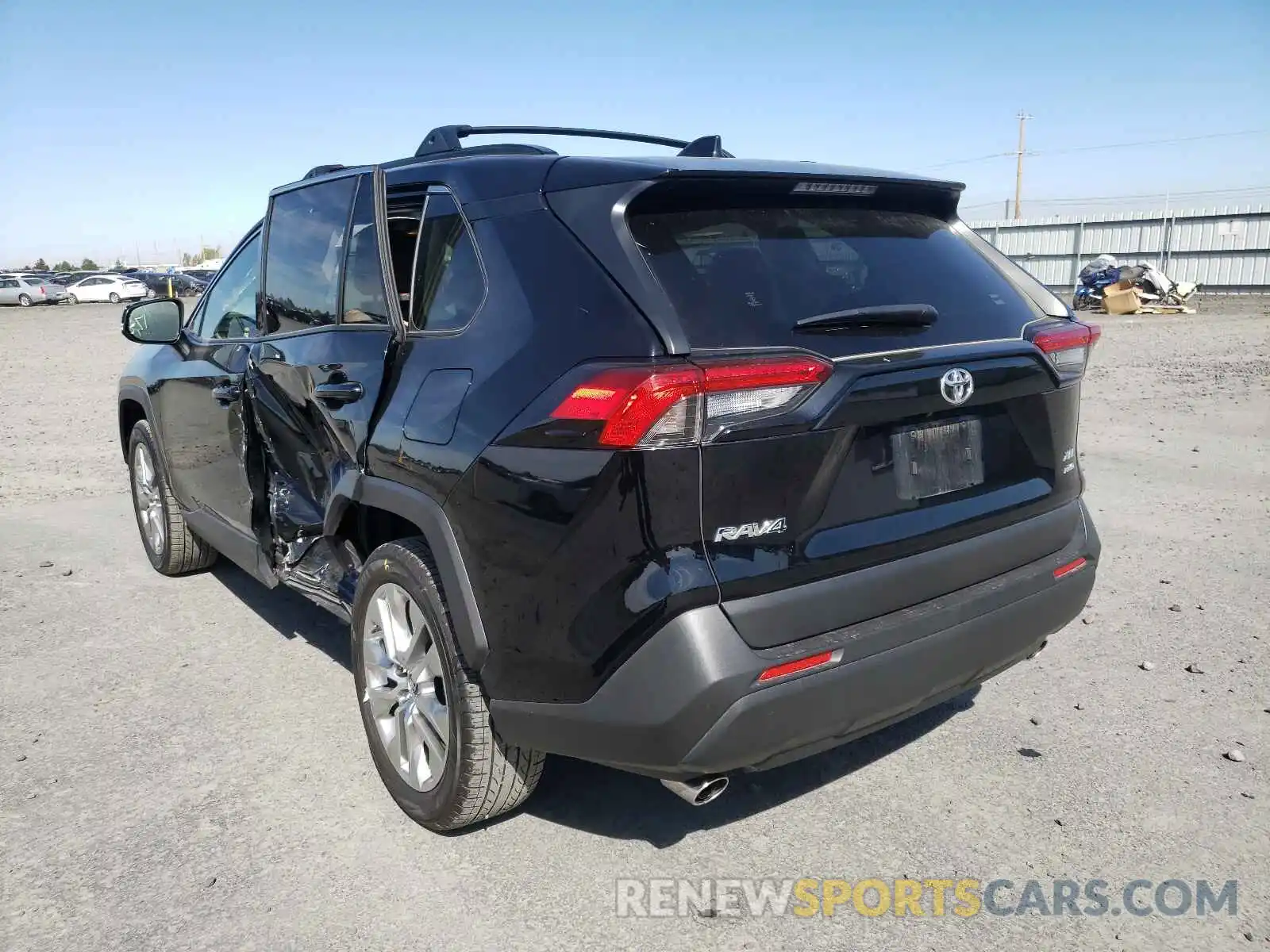 3 Photograph of a damaged car JTMA1RFV4KD009286 TOYOTA RAV4 2019