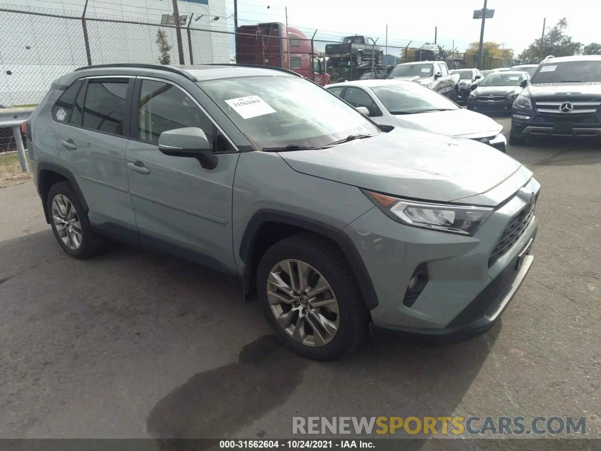 1 Photograph of a damaged car JTMA1RFV4KD010163 TOYOTA RAV4 2019