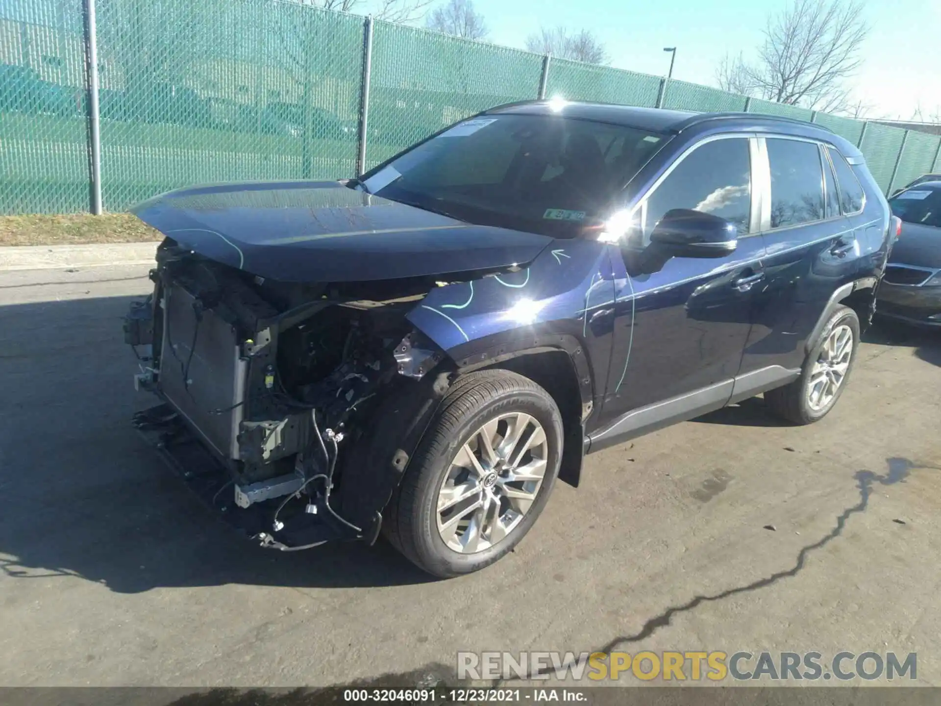 2 Photograph of a damaged car JTMA1RFV4KD010678 TOYOTA RAV4 2019