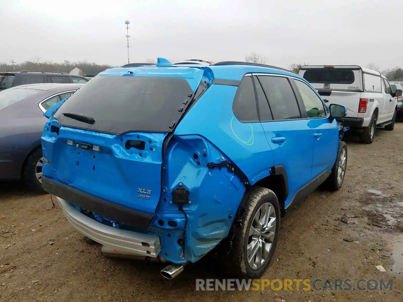 4 Photograph of a damaged car JTMA1RFV4KD025777 TOYOTA RAV4 2019