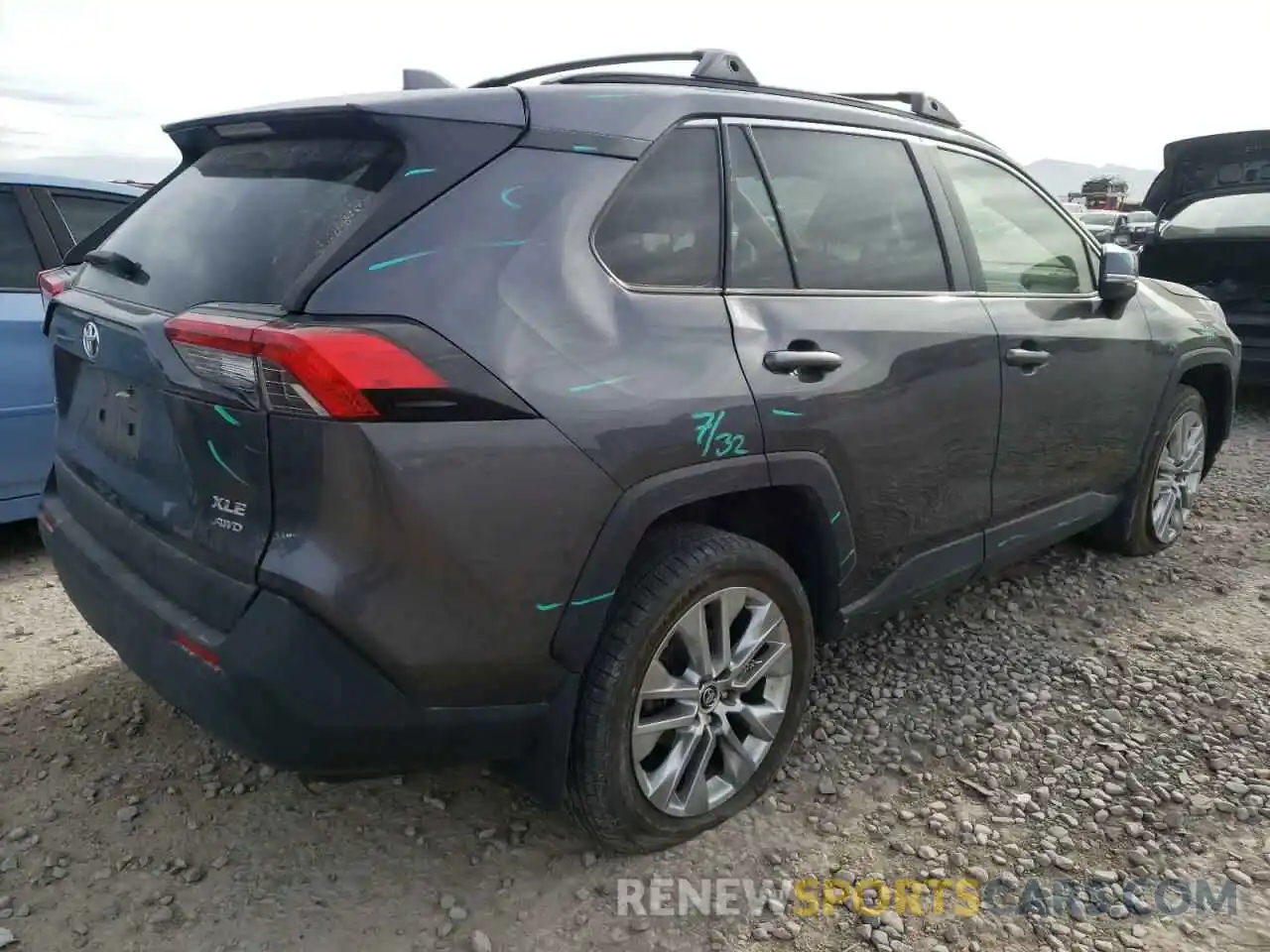 4 Фотография поврежденного автомобиля JTMA1RFV4KD030784 TOYOTA RAV4 2019