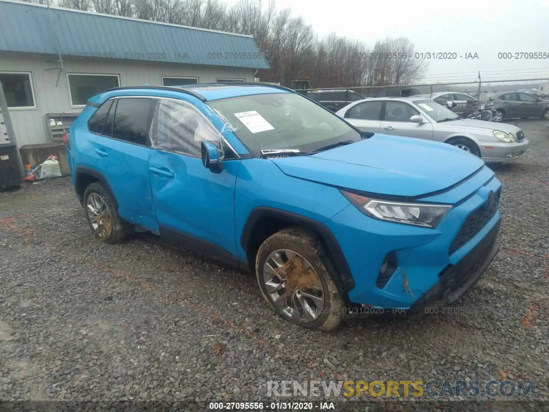 1 Фотография поврежденного автомобиля JTMA1RFV4KD503230 TOYOTA RAV4 2019