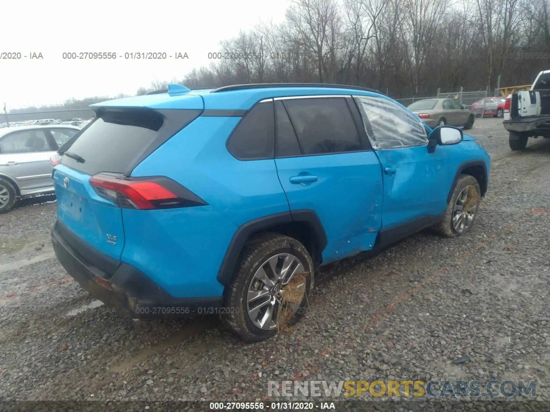 4 Фотография поврежденного автомобиля JTMA1RFV4KD503230 TOYOTA RAV4 2019