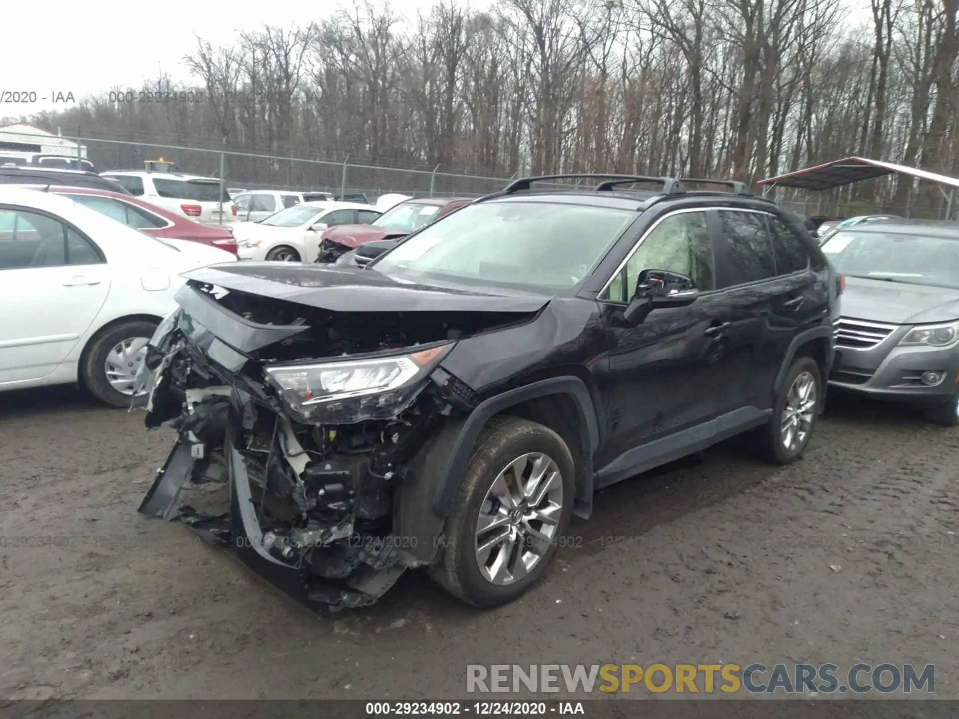 2 Photograph of a damaged car JTMA1RFV4KD504586 TOYOTA RAV4 2019