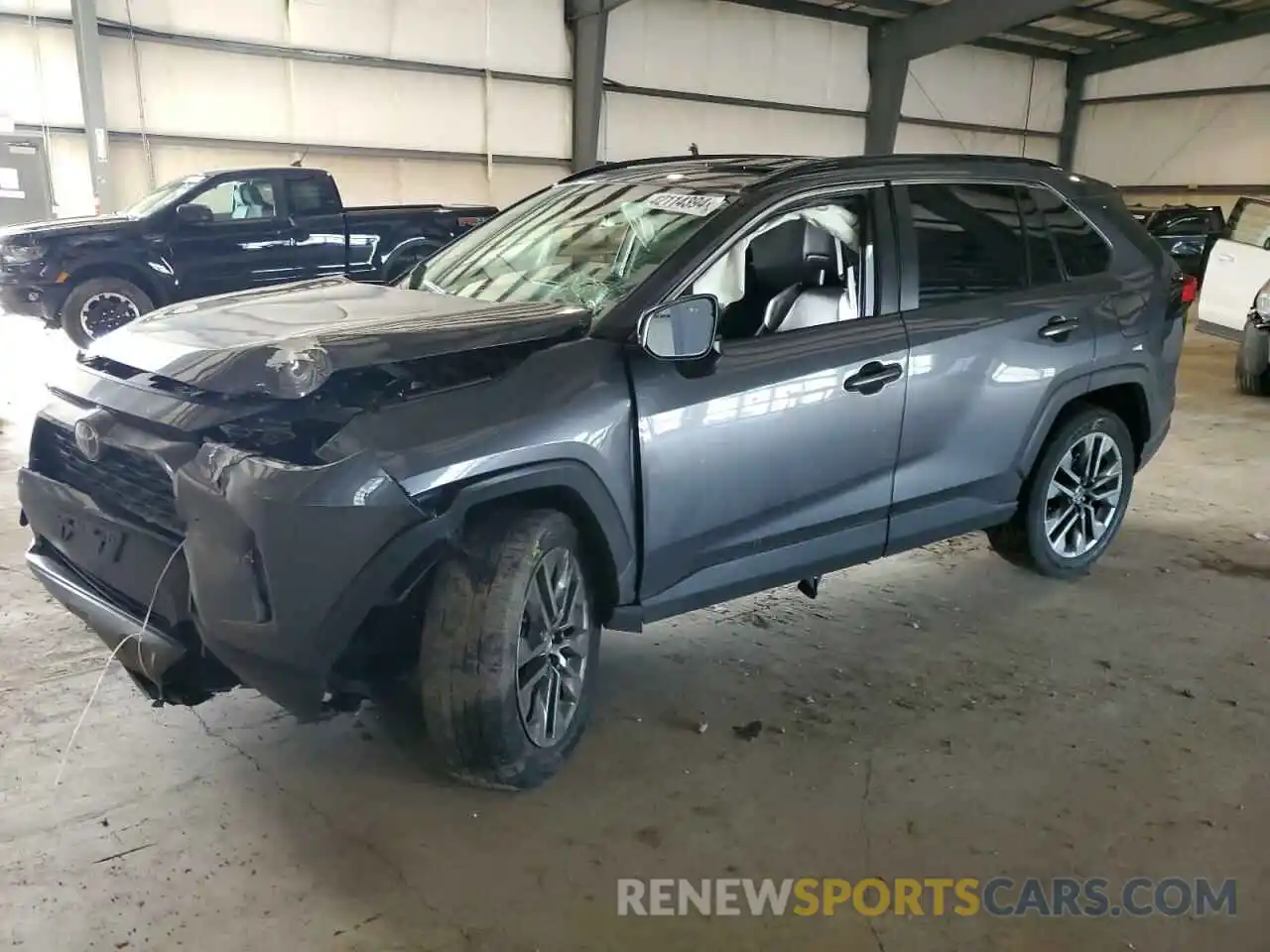 1 Photograph of a damaged car JTMA1RFV4KD513238 TOYOTA RAV4 2019