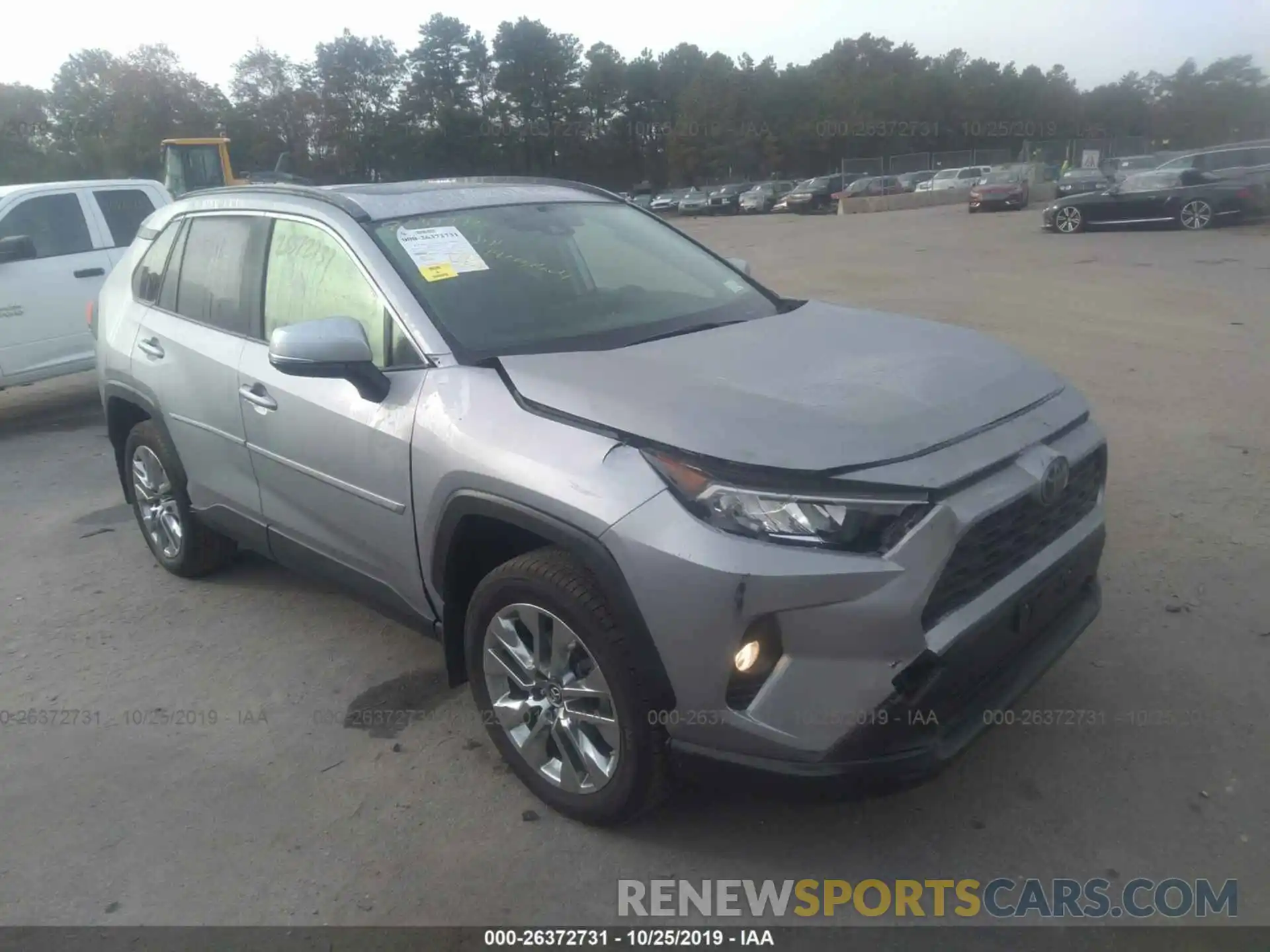 1 Photograph of a damaged car JTMA1RFV4KD514308 TOYOTA RAV4 2019