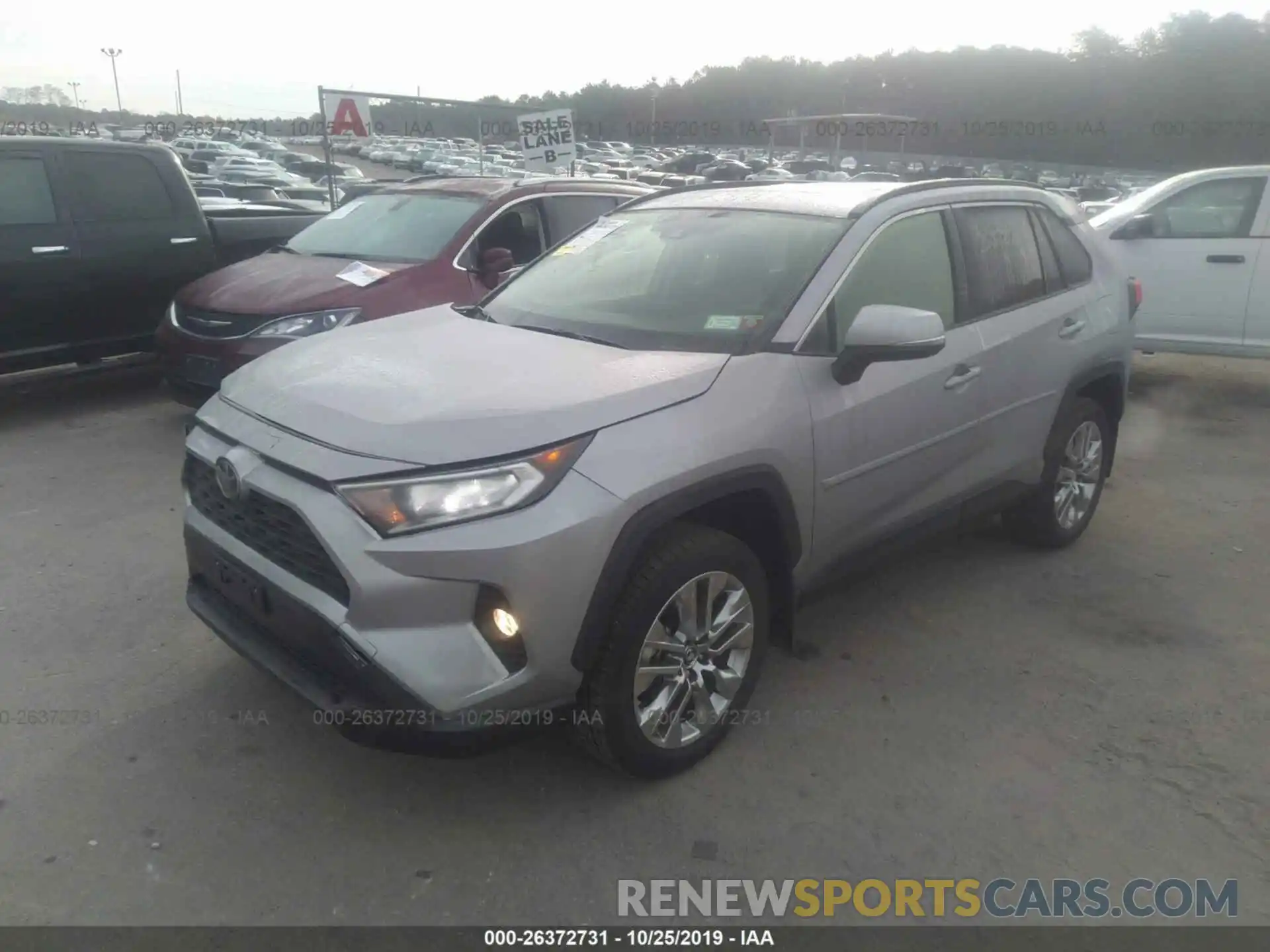 2 Photograph of a damaged car JTMA1RFV4KD514308 TOYOTA RAV4 2019