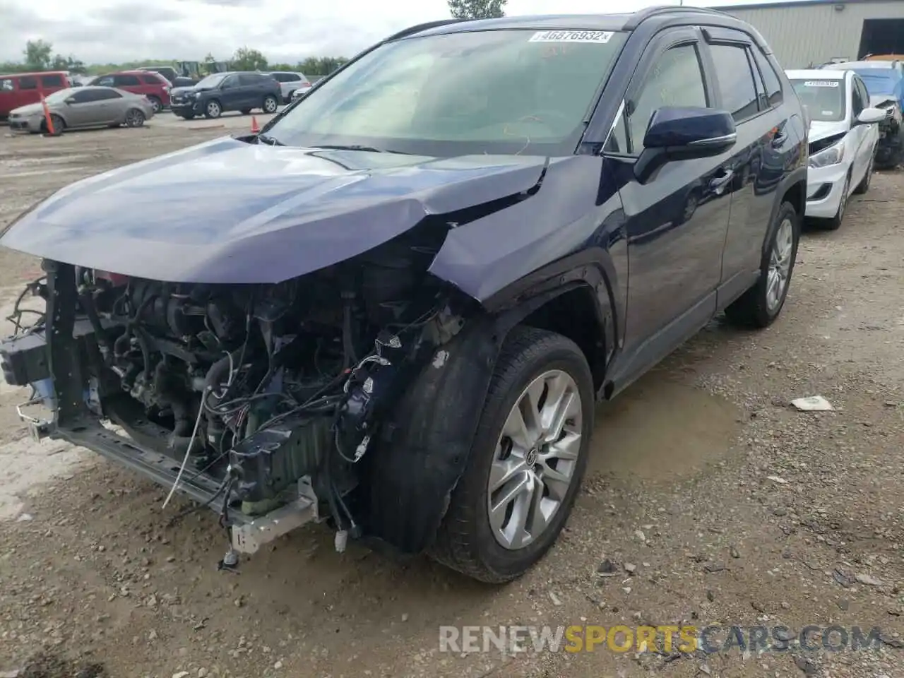 2 Photograph of a damaged car JTMA1RFV4KD522960 TOYOTA RAV4 2019