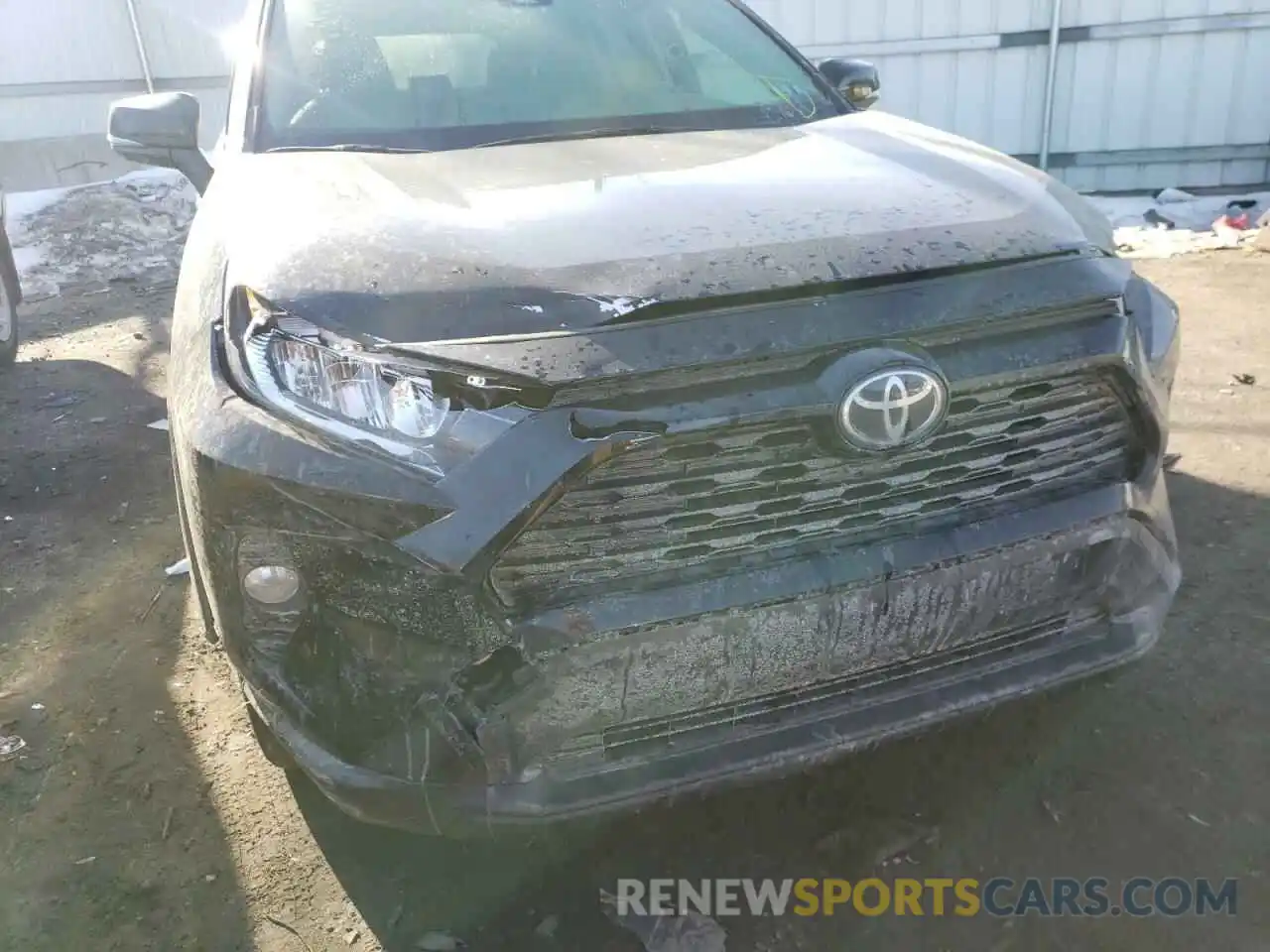 9 Photograph of a damaged car JTMA1RFV4KJ017454 TOYOTA RAV4 2019