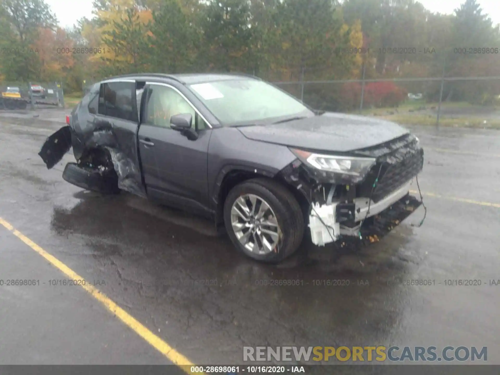 1 Photograph of a damaged car JTMA1RFV5KD004145 TOYOTA RAV4 2019