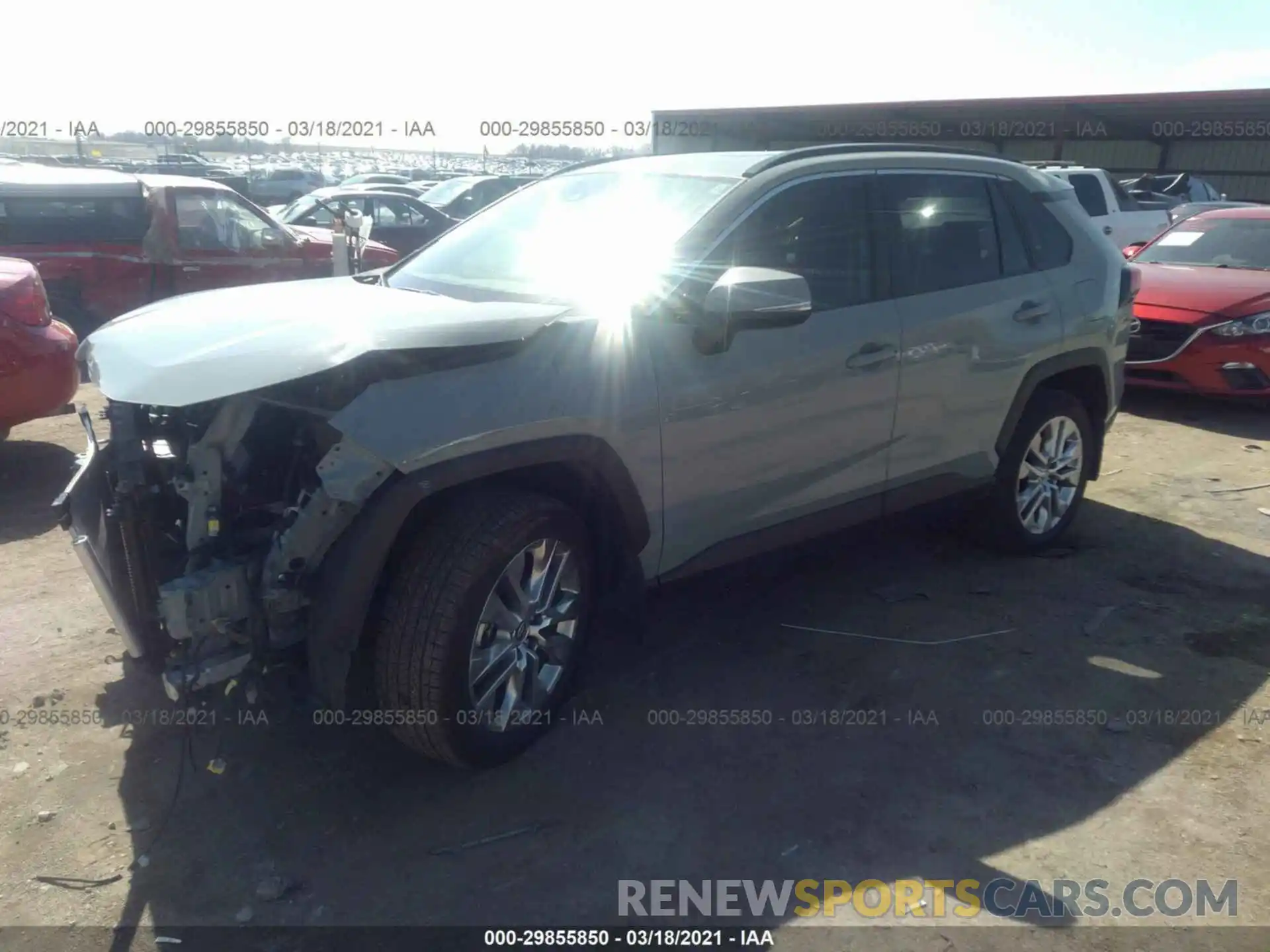 2 Photograph of a damaged car JTMA1RFV5KD042605 TOYOTA RAV4 2019