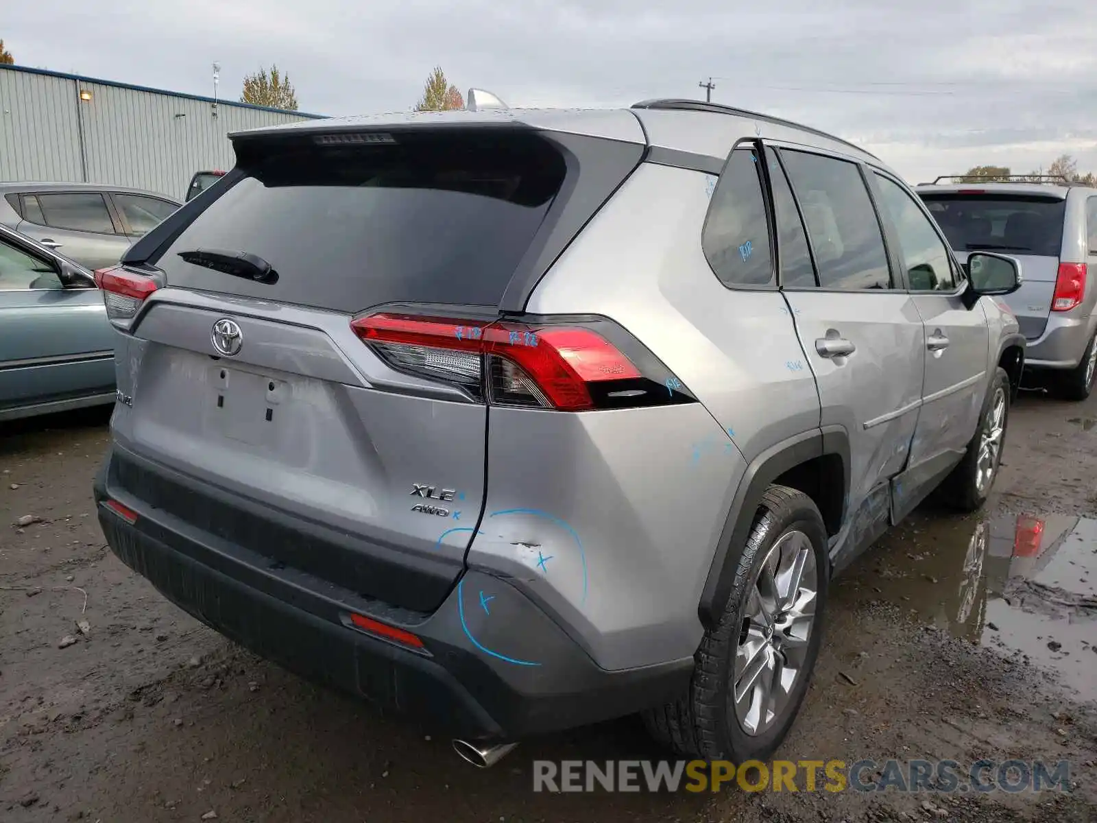 4 Photograph of a damaged car JTMA1RFV5KD500224 TOYOTA RAV4 2019