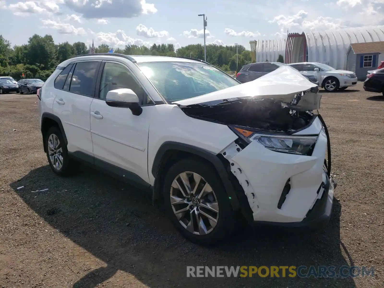 1 Photograph of a damaged car JTMA1RFV5KD501163 TOYOTA RAV4 2019