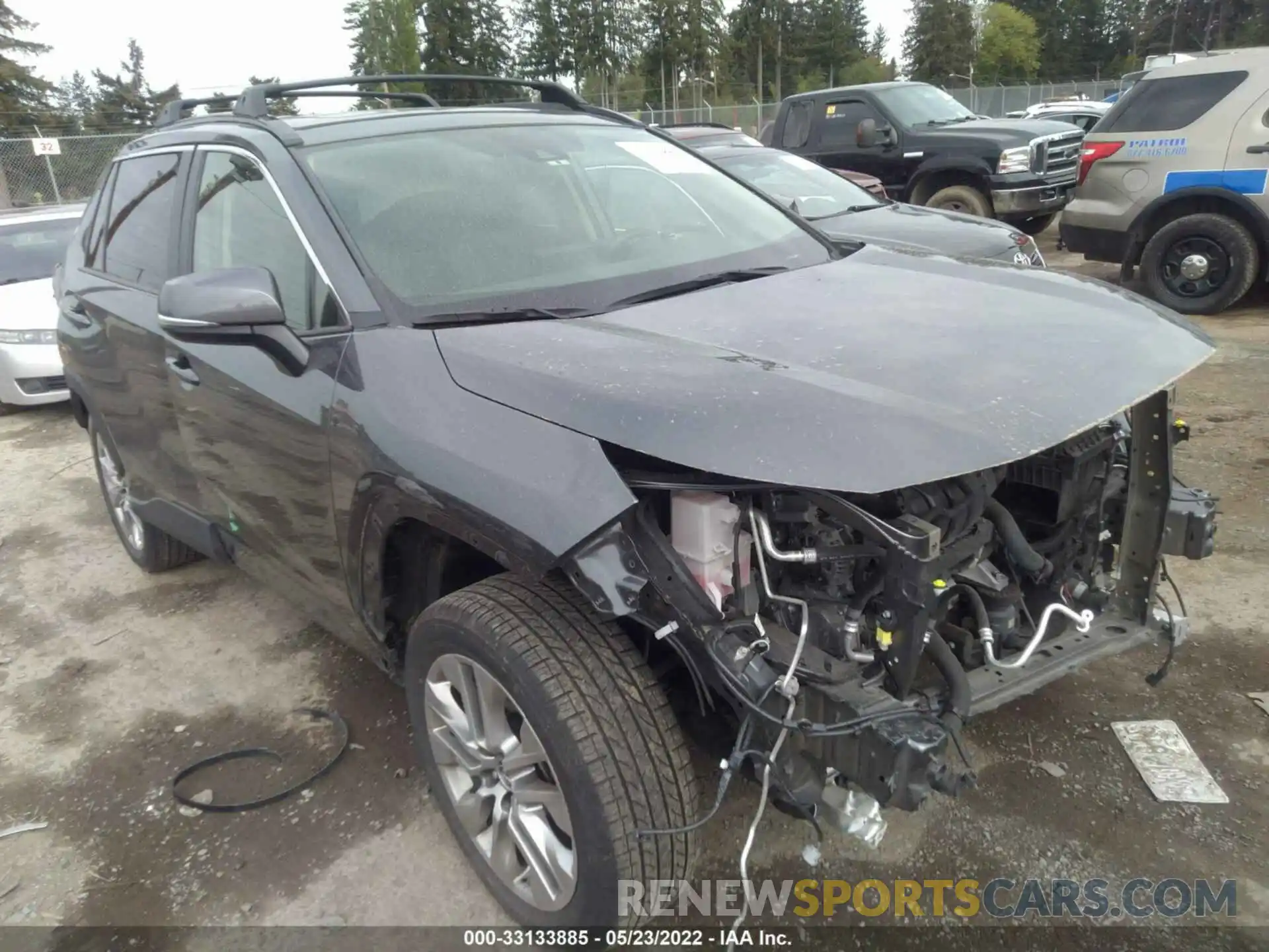 1 Photograph of a damaged car JTMA1RFV5KD514639 TOYOTA RAV4 2019