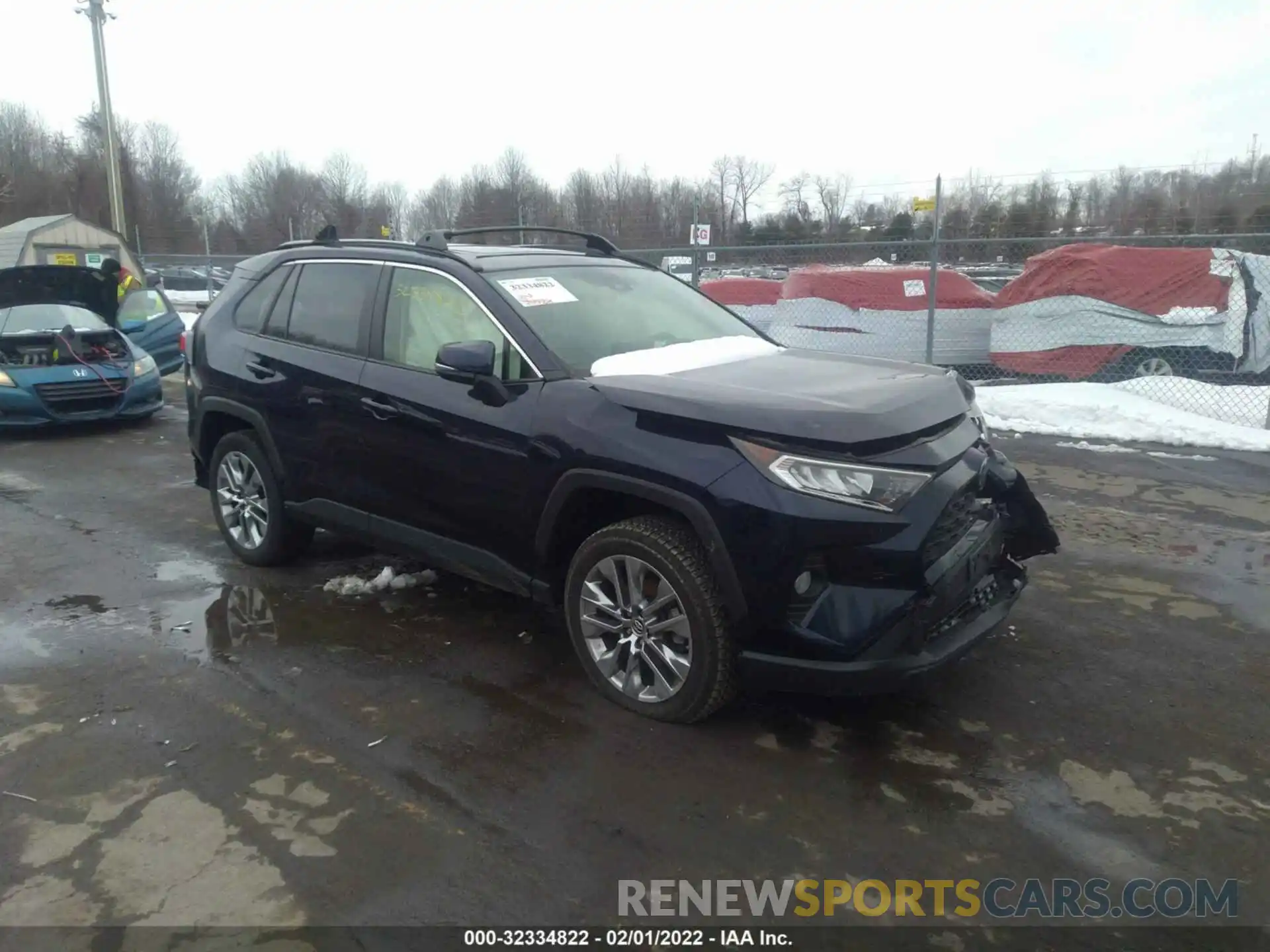 1 Photograph of a damaged car JTMA1RFV5KD518982 TOYOTA RAV4 2019