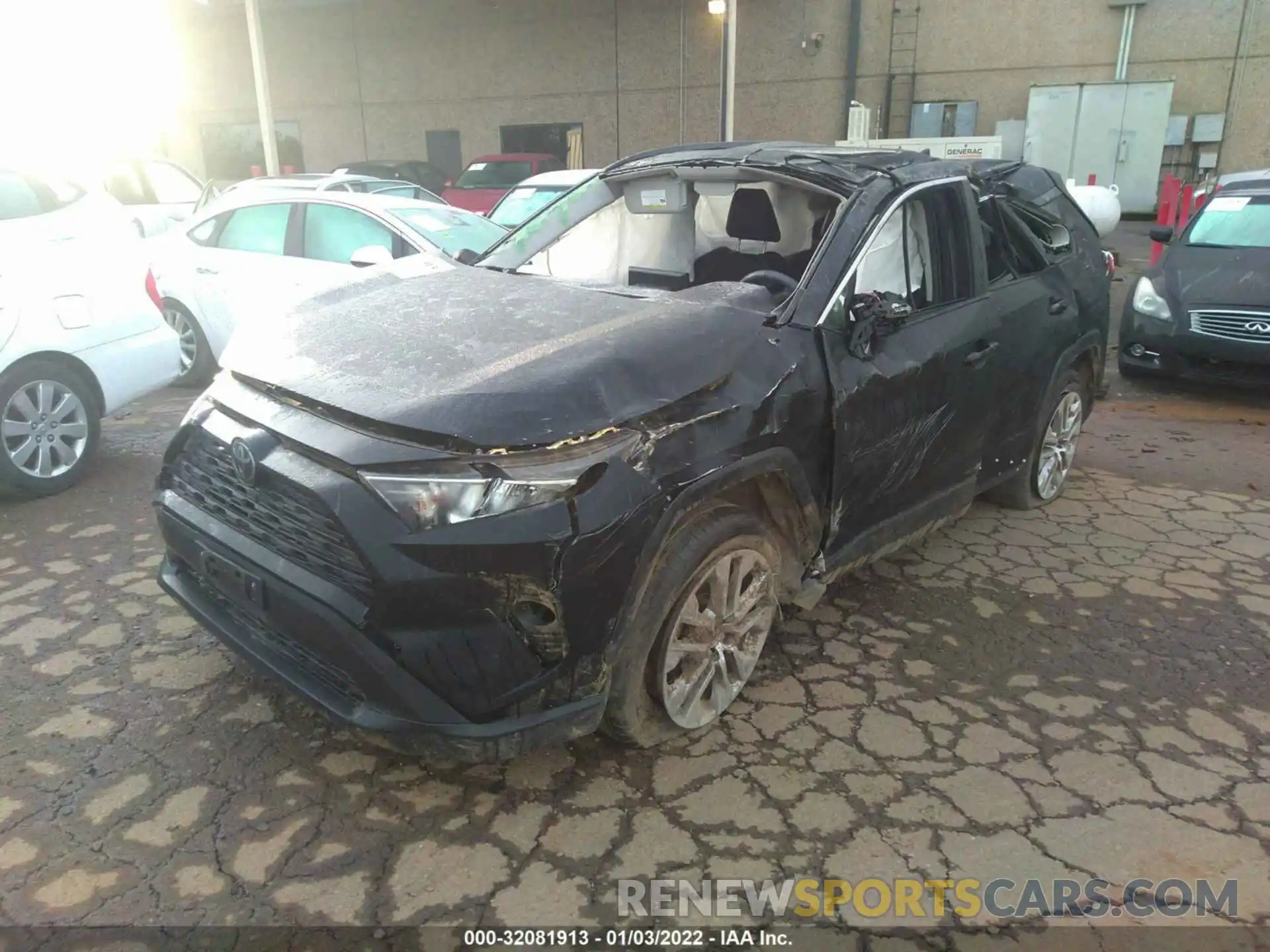 2 Photograph of a damaged car JTMA1RFV5KJ001585 TOYOTA RAV4 2019