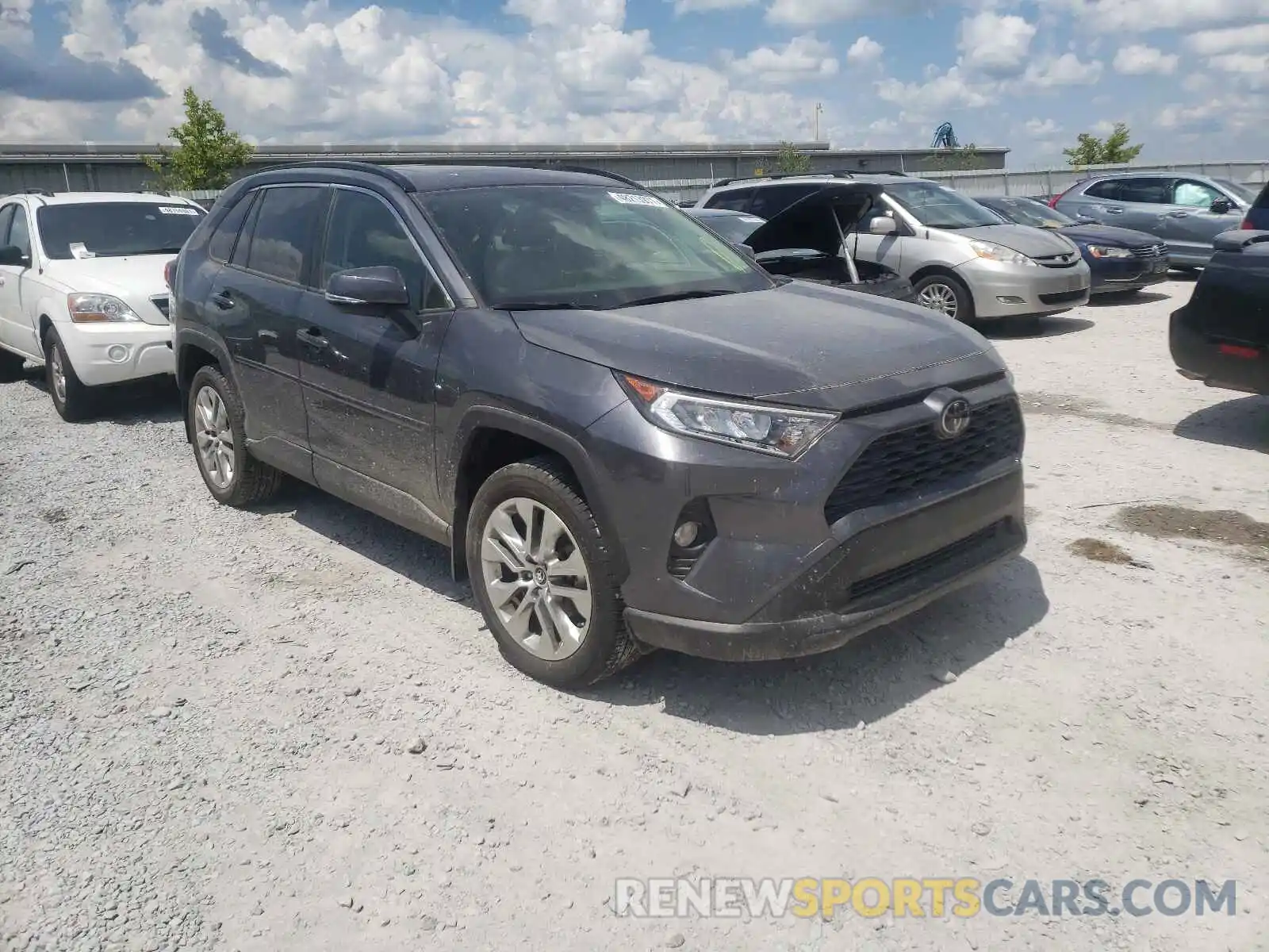 1 Photograph of a damaged car JTMA1RFV6KD003117 TOYOTA RAV4 2019