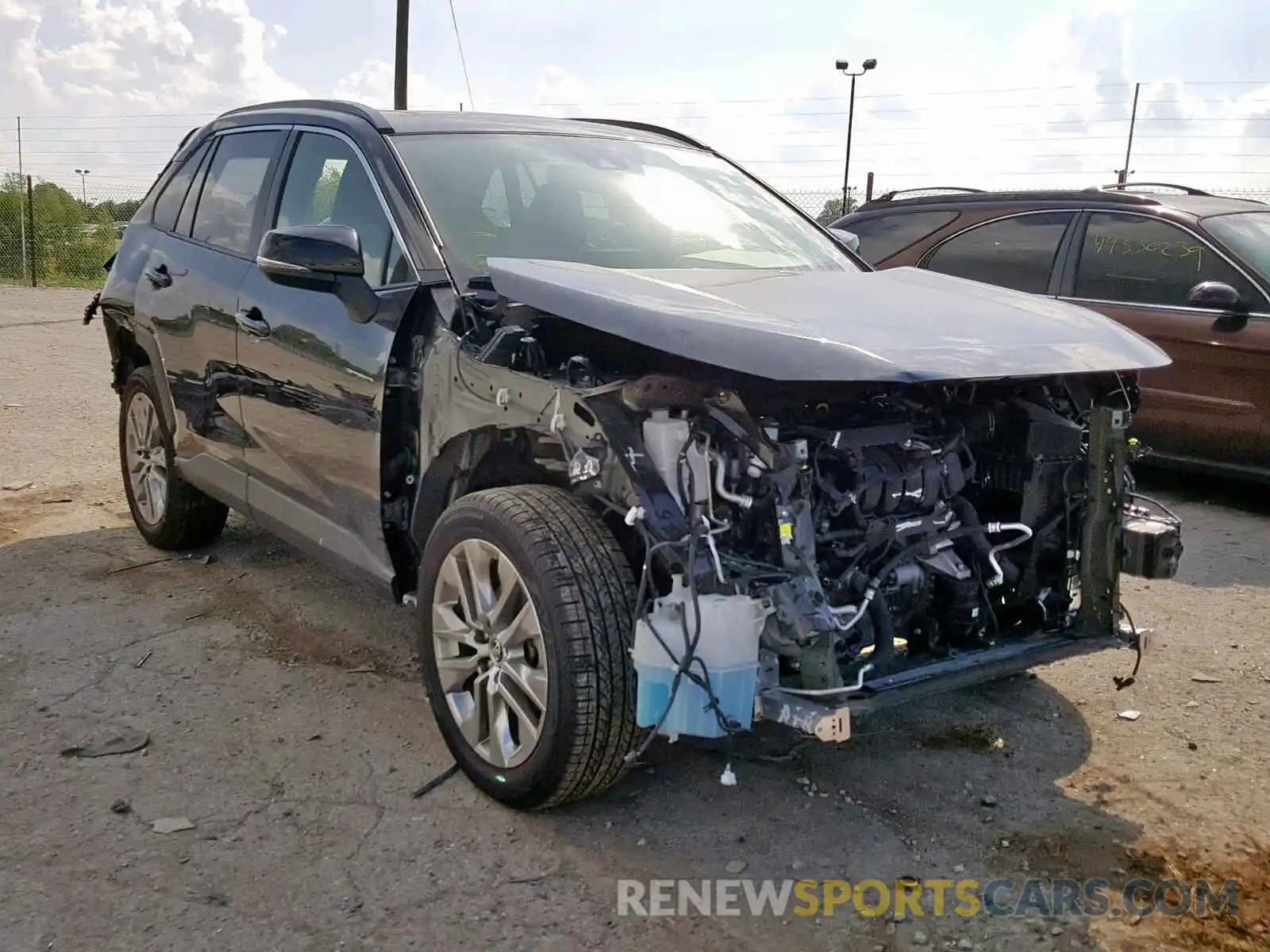 1 Photograph of a damaged car JTMA1RFV6KD008981 TOYOTA RAV4 2019