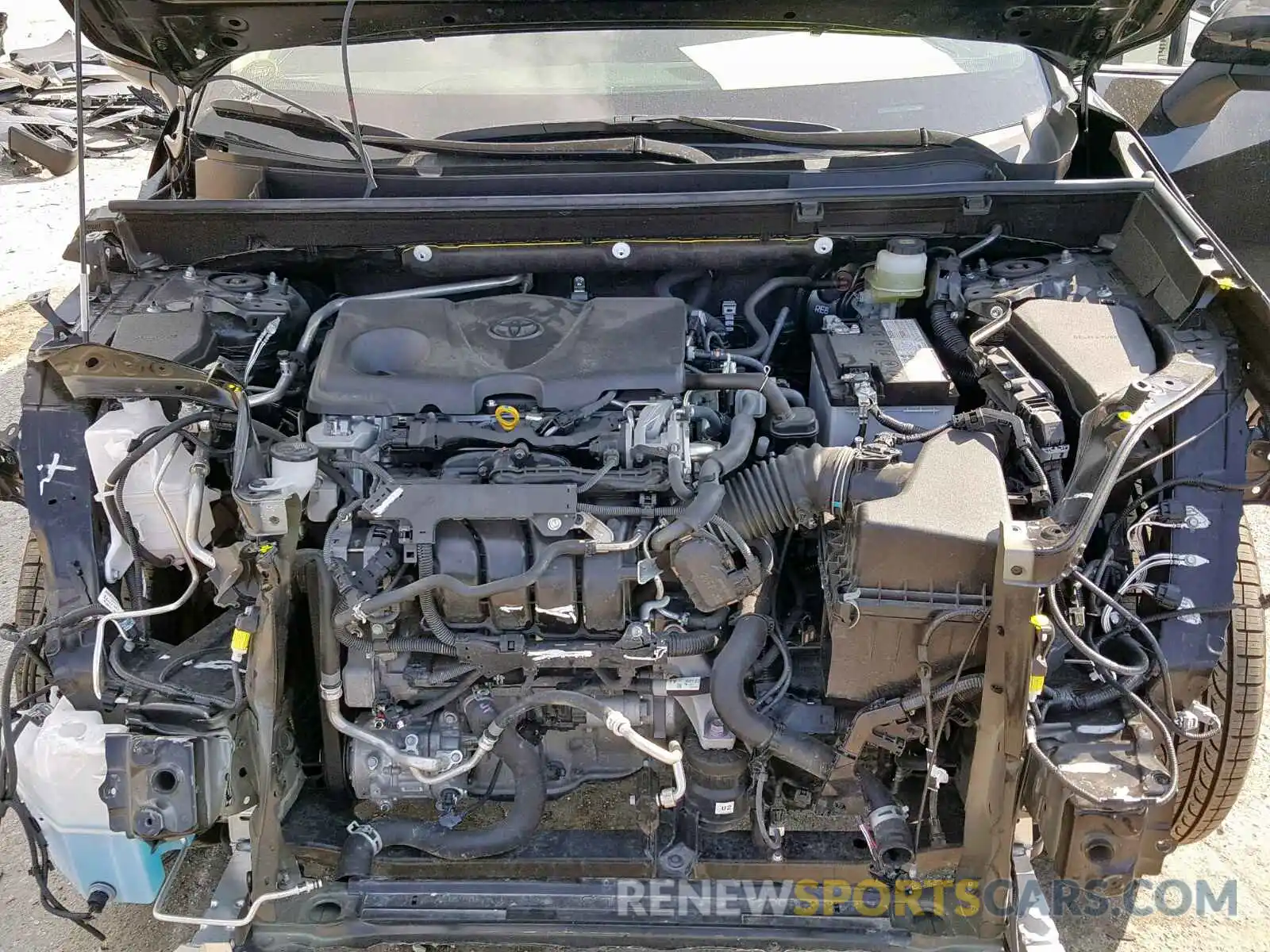 7 Photograph of a damaged car JTMA1RFV6KD008981 TOYOTA RAV4 2019