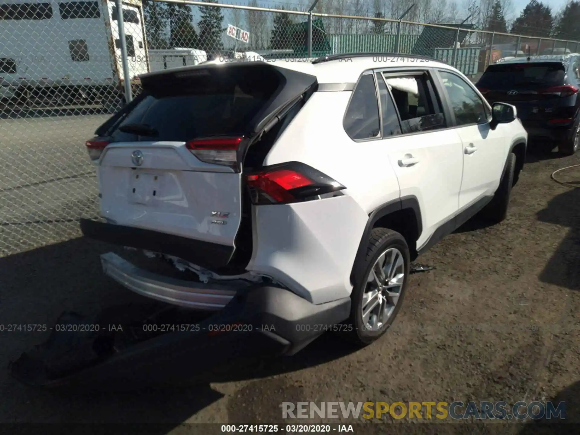 4 Фотография поврежденного автомобиля JTMA1RFV6KD019205 TOYOTA RAV4 2019