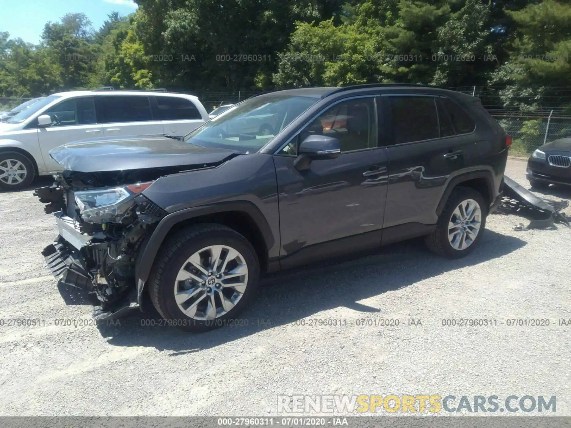 2 Photograph of a damaged car JTMA1RFV6KD026199 TOYOTA RAV4 2019