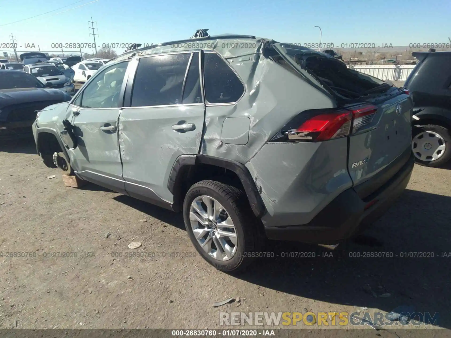 3 Фотография поврежденного автомобиля JTMA1RFV6KD029359 TOYOTA RAV4 2019