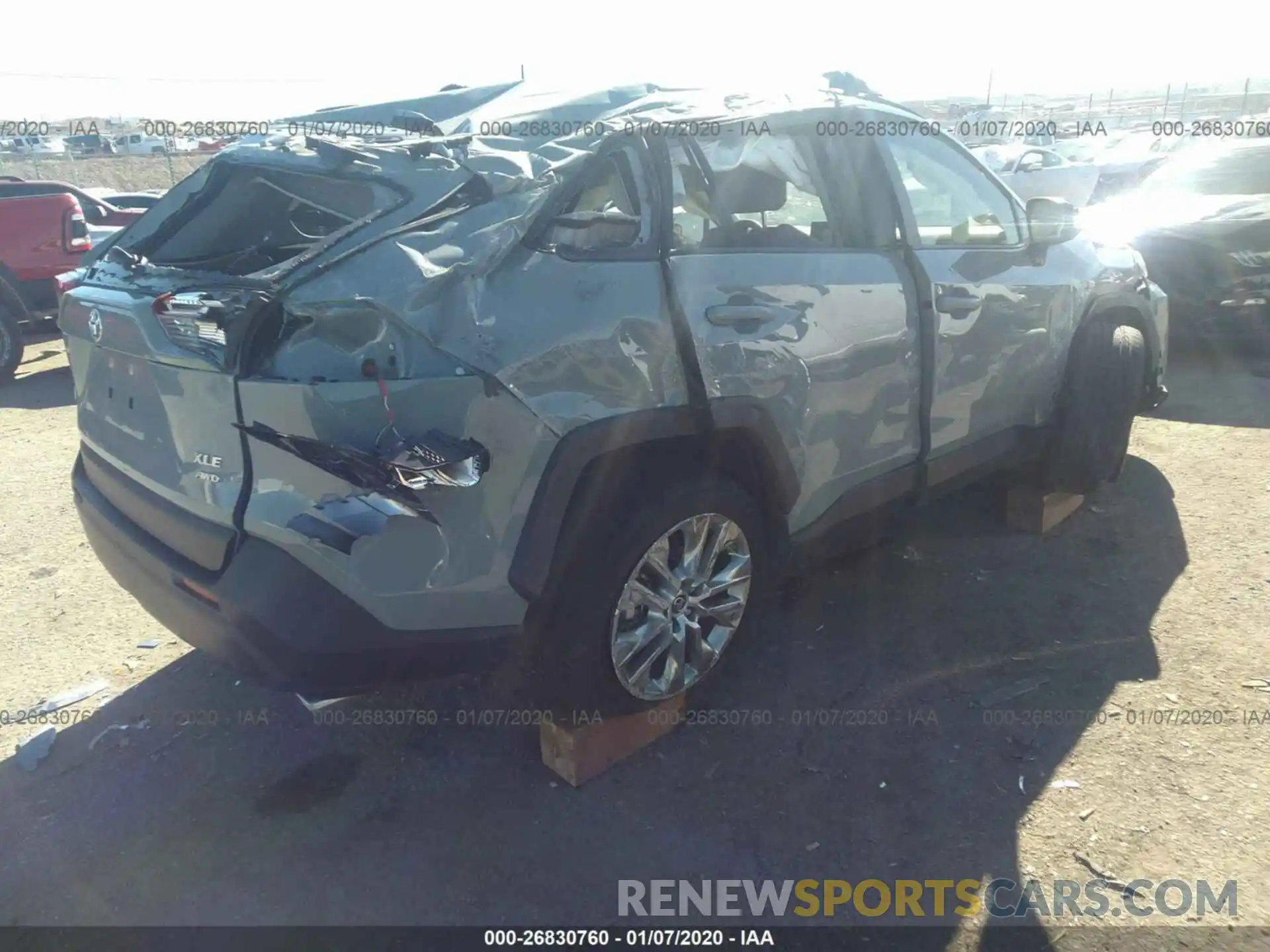 4 Photograph of a damaged car JTMA1RFV6KD029359 TOYOTA RAV4 2019