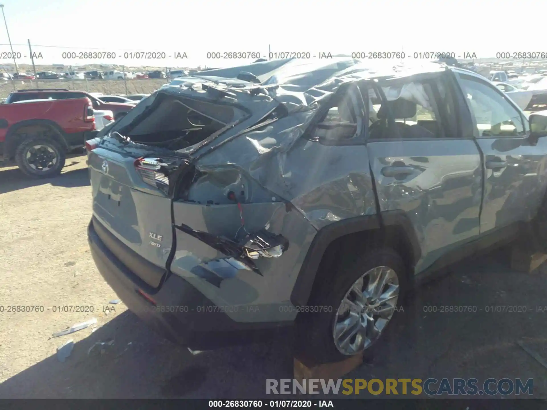 6 Photograph of a damaged car JTMA1RFV6KD029359 TOYOTA RAV4 2019