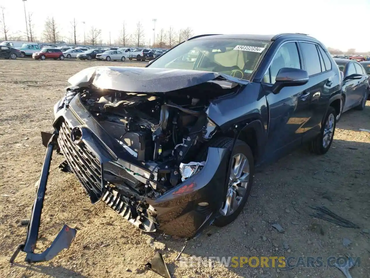 2 Photograph of a damaged car JTMA1RFV6KD029989 TOYOTA RAV4 2019