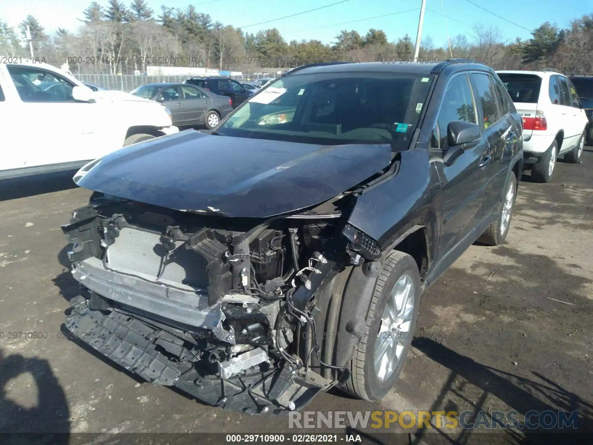 2 Photograph of a damaged car JTMA1RFV6KD031614 TOYOTA RAV4 2019