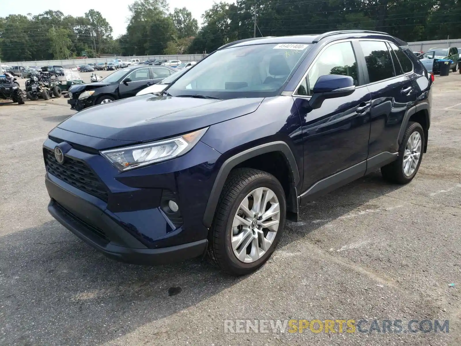 2 Photograph of a damaged car JTMA1RFV6KD034500 TOYOTA RAV4 2019