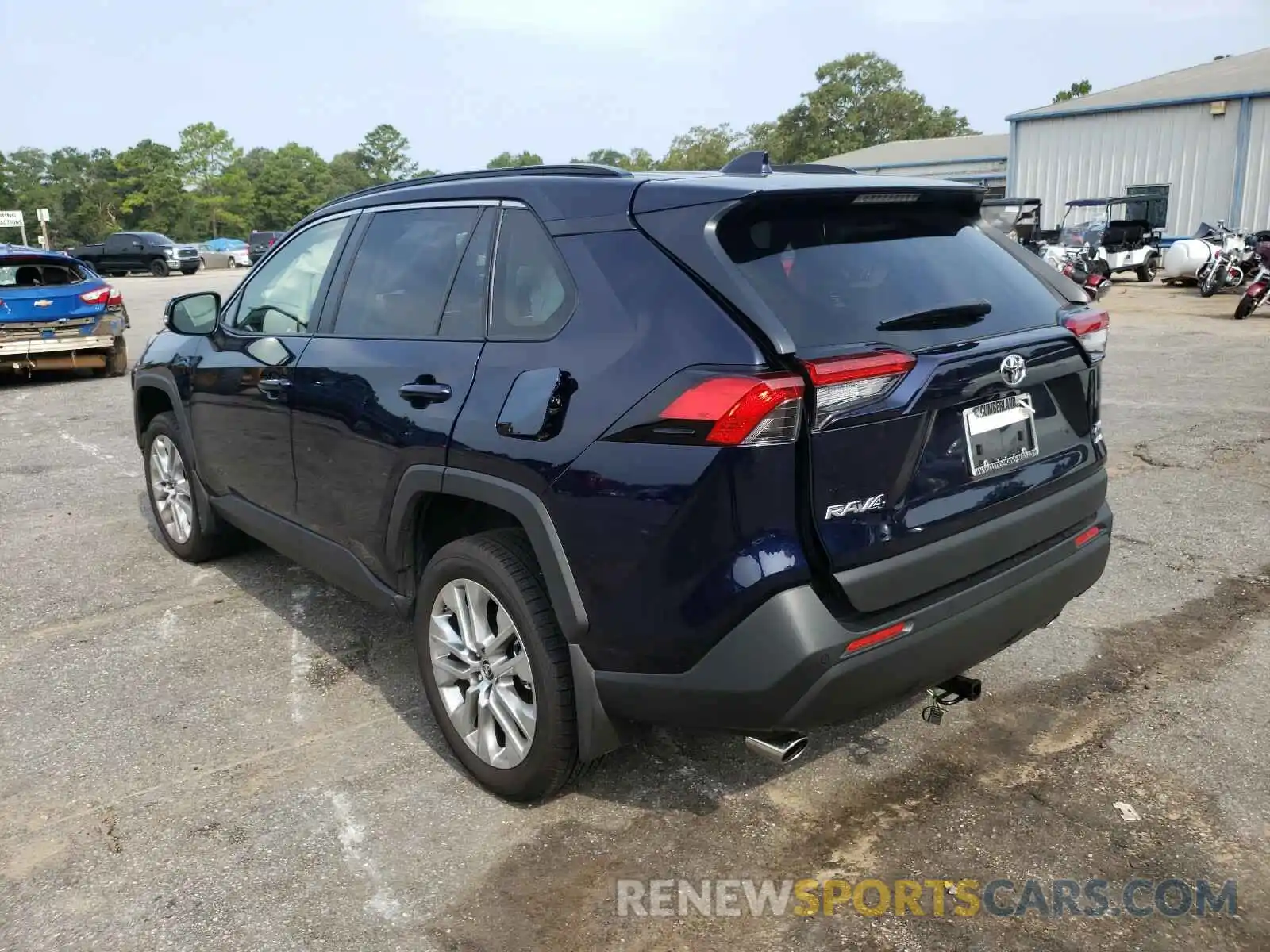 3 Photograph of a damaged car JTMA1RFV6KD034500 TOYOTA RAV4 2019