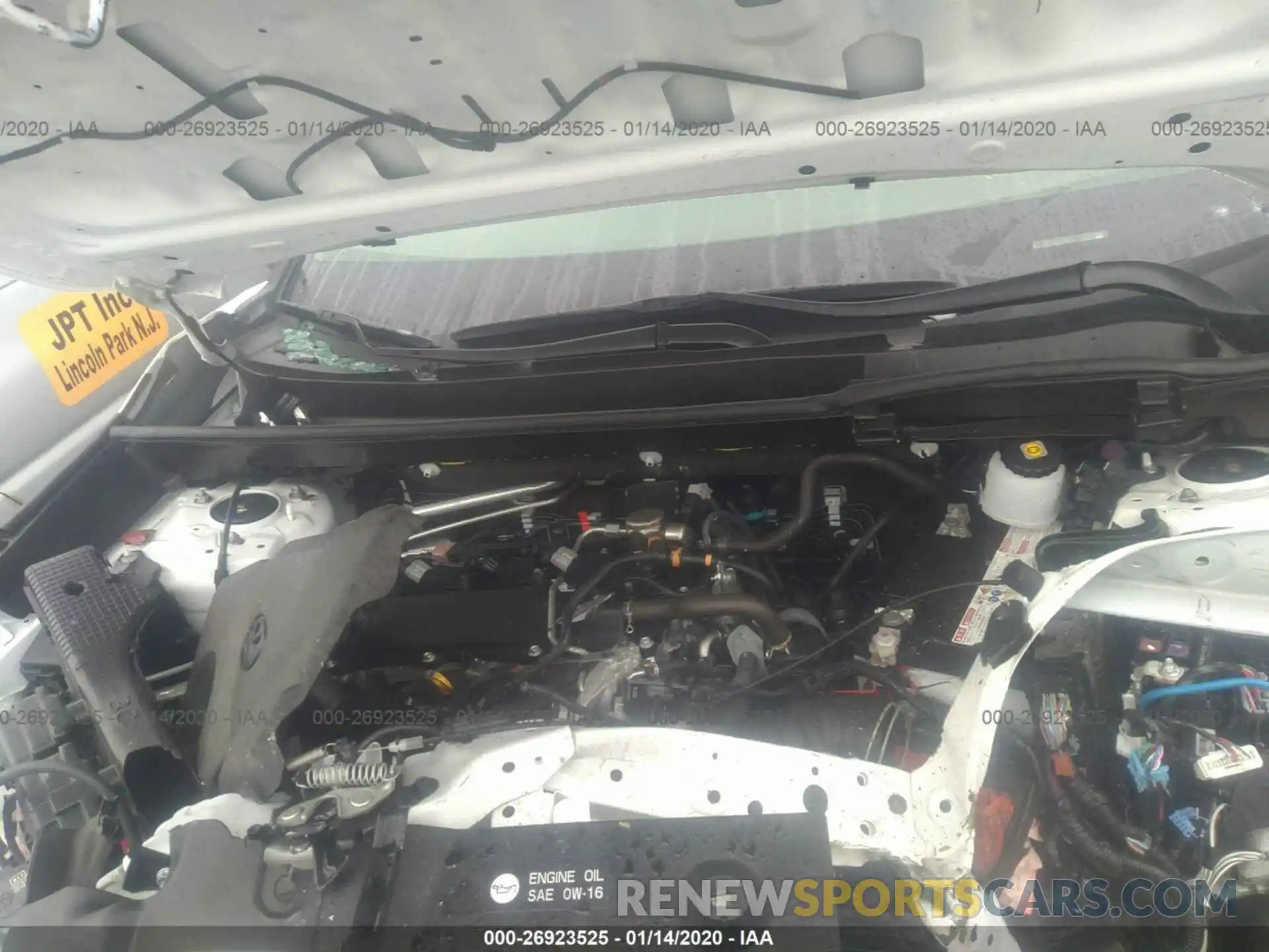 10 Photograph of a damaged car JTMA1RFV6KD035212 TOYOTA RAV4 2019