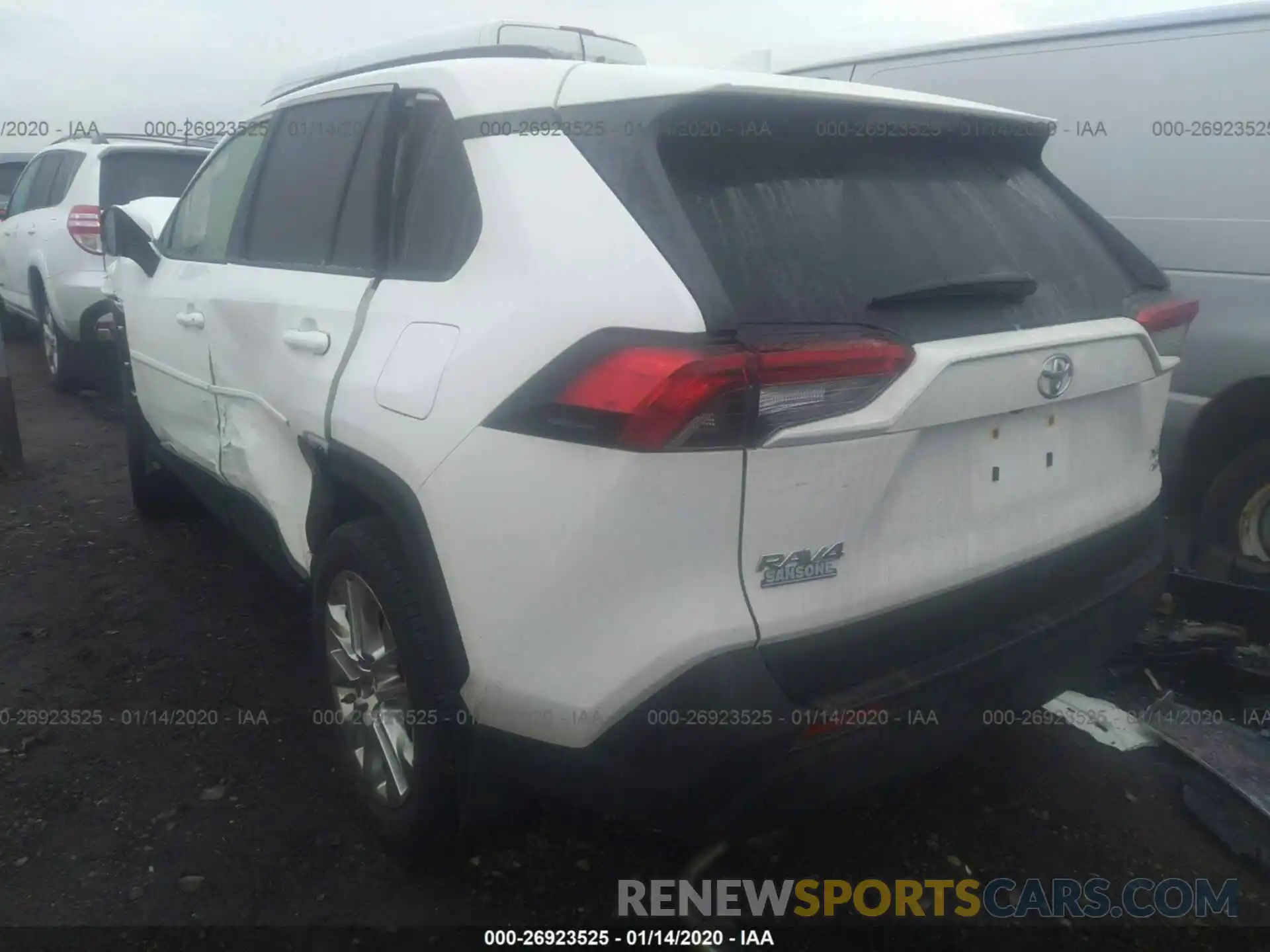 3 Photograph of a damaged car JTMA1RFV6KD035212 TOYOTA RAV4 2019