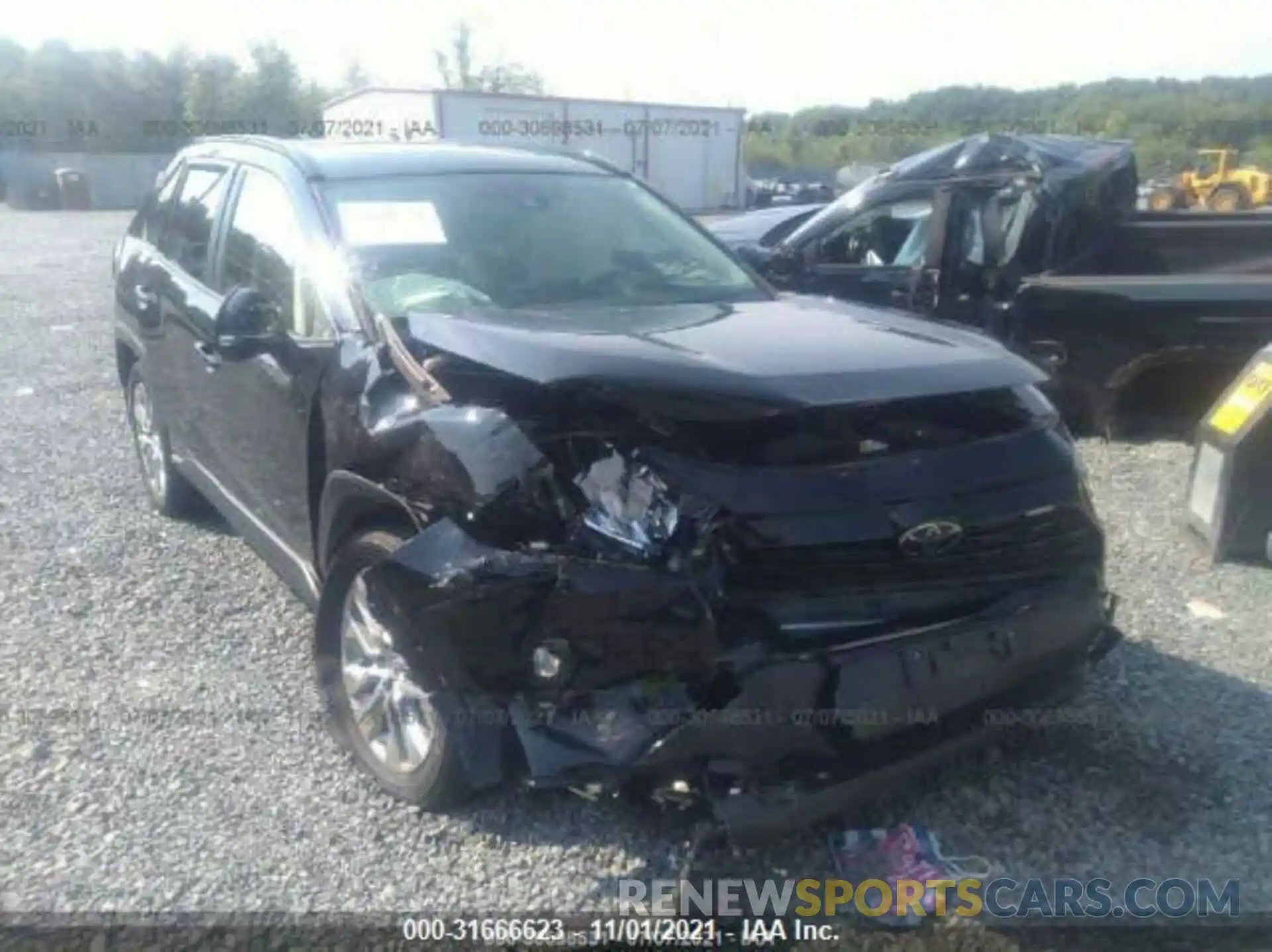 2 Photograph of a damaged car JTMA1RFV6KD506470 TOYOTA RAV4 2019