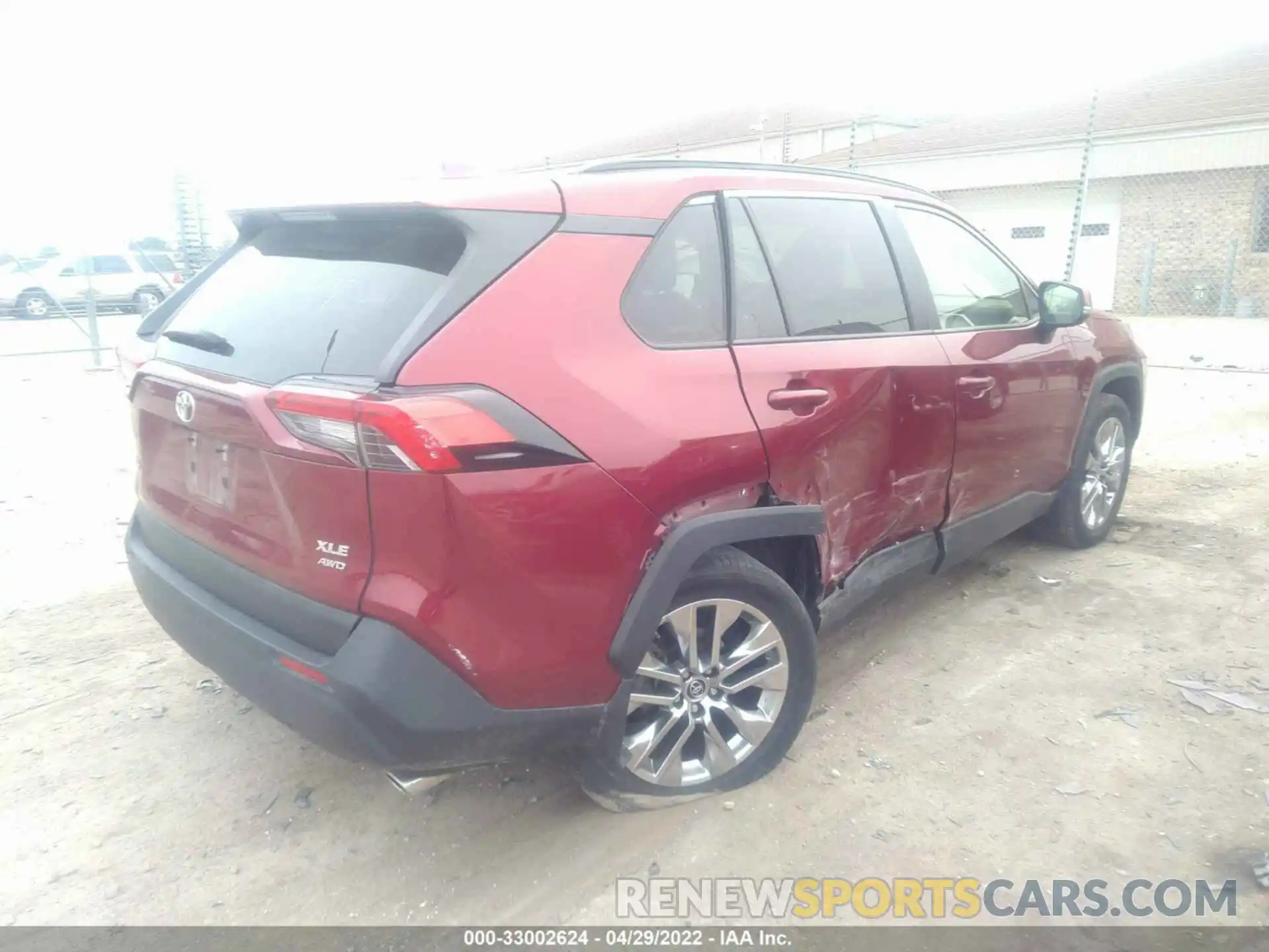 4 Photograph of a damaged car JTMA1RFV6KD511698 TOYOTA RAV4 2019